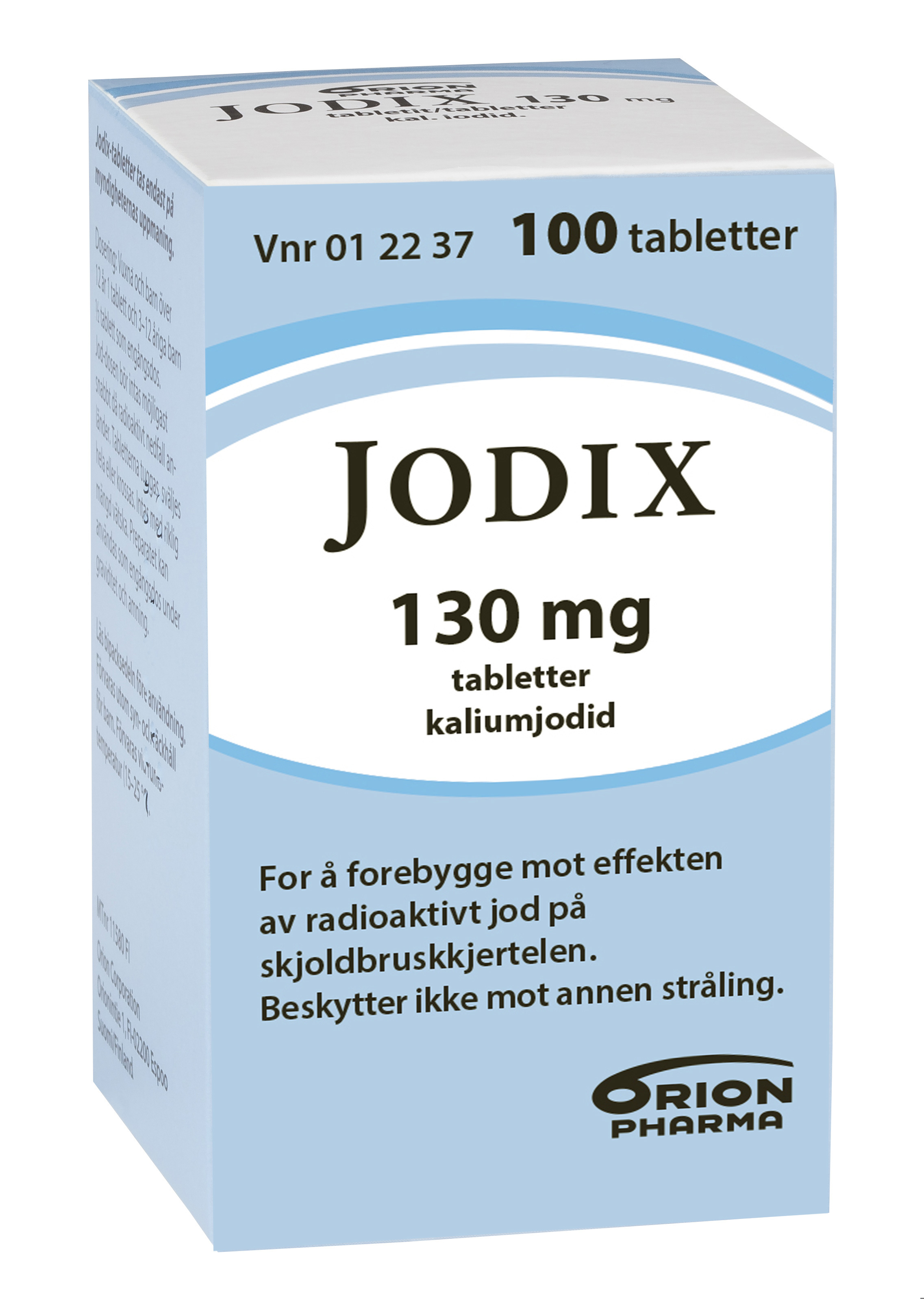 Jodix 130 mg tabletter, 100 stk.
