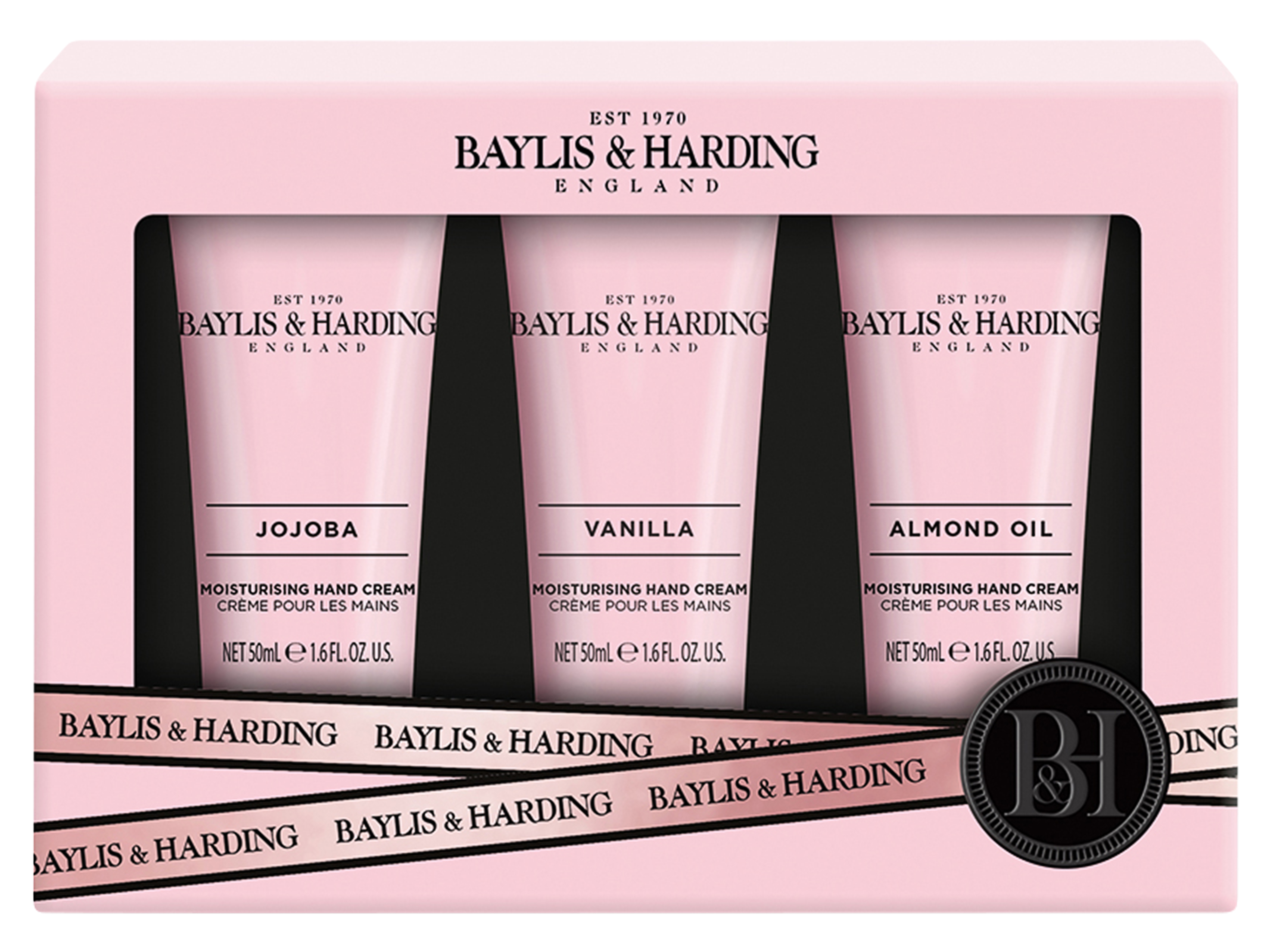 Baylis & Harding Jojoba, Vanilla & Almond Oil Hand Cream Set, Gavesett