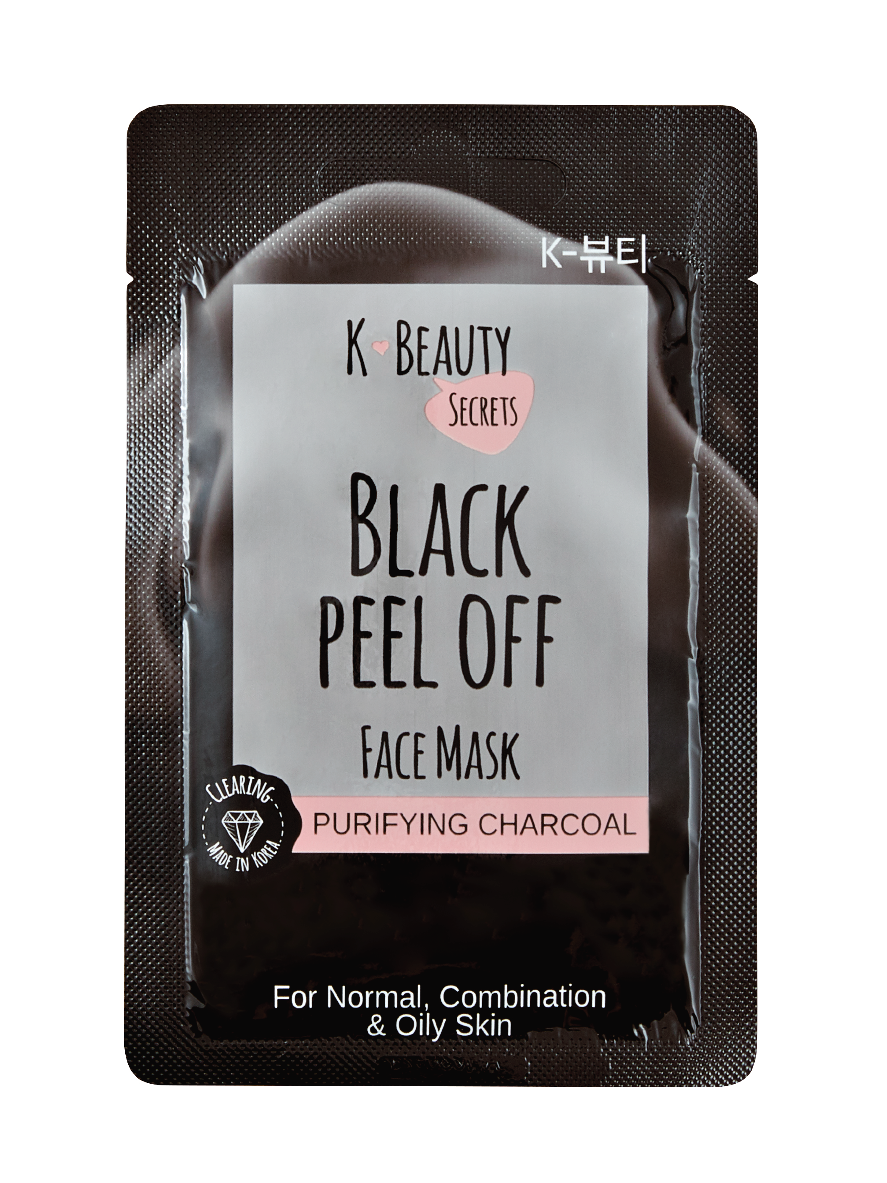 K-Beauty Secrets Black Peel Off Mask, 1 stk.