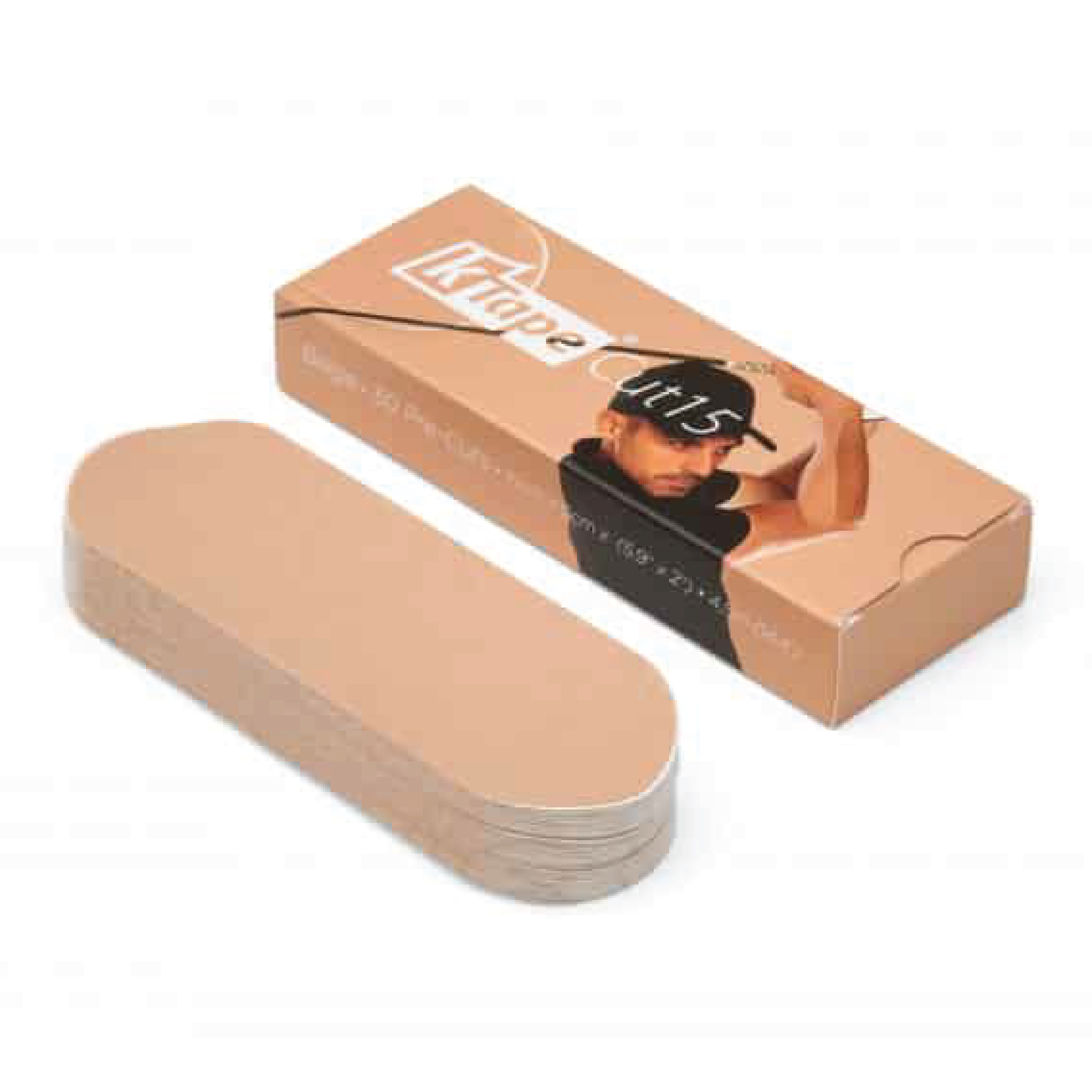 K-Tape Cut15 Kinesiologitape, Cut15 Beige, 30 stk.