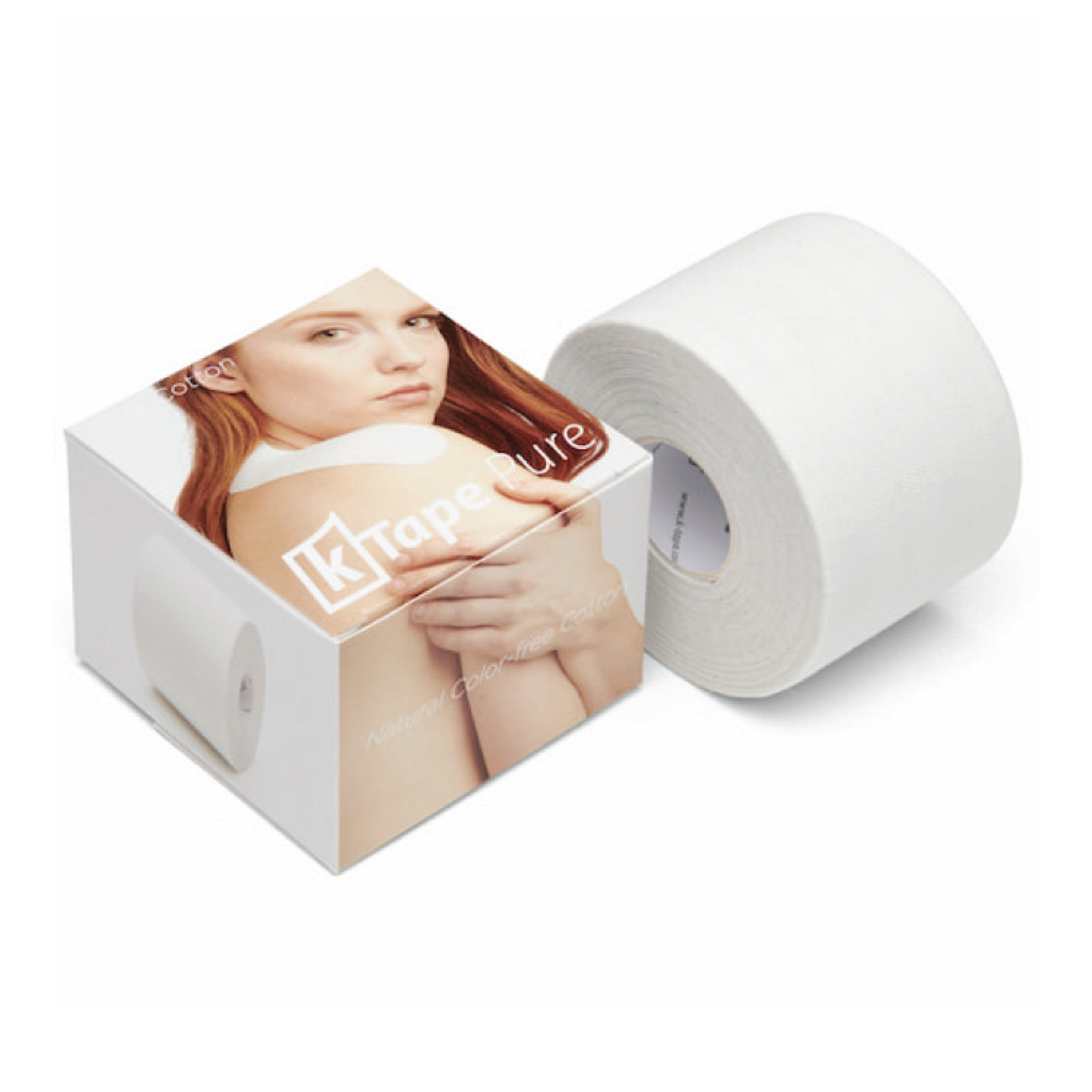 K-Tape Pure Kinesiologitape, 50 mm x 5 m, hvit, 1 stk.
