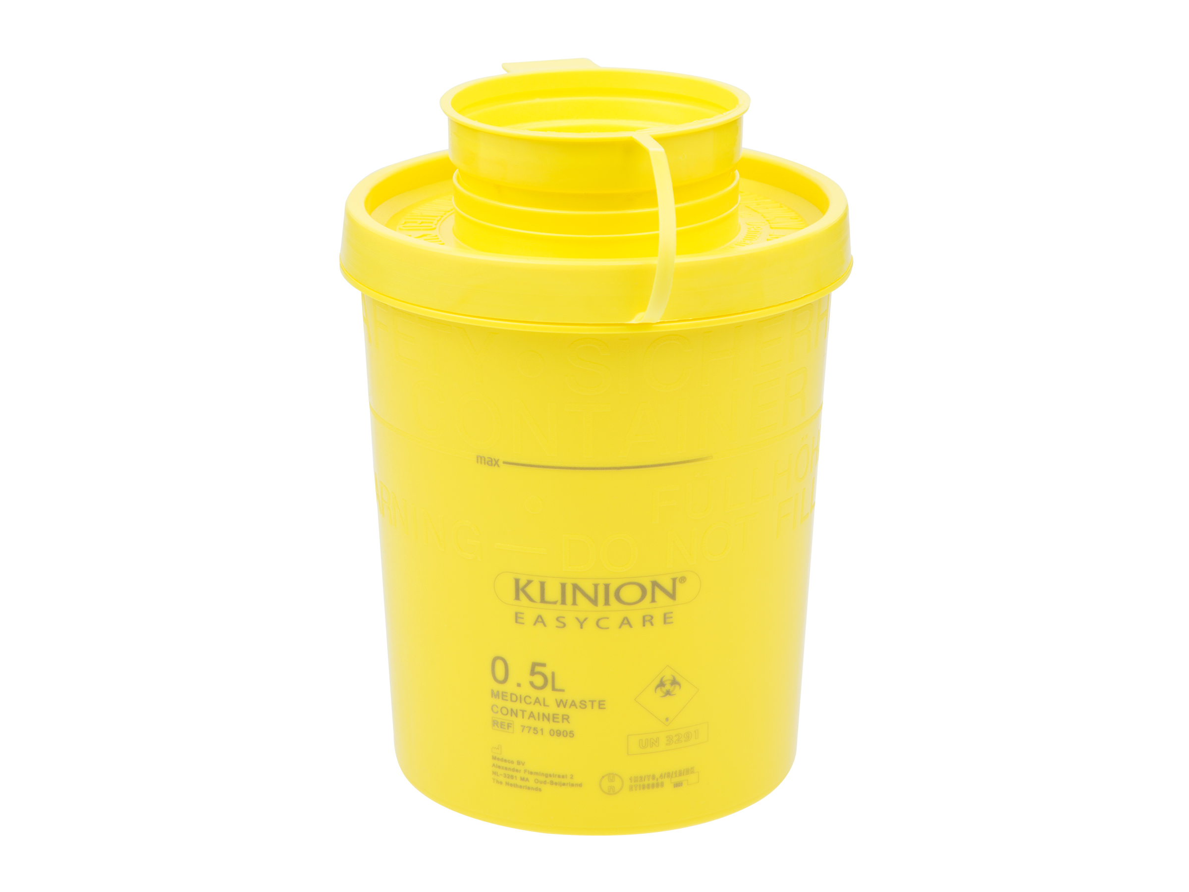 Klinion Easycare kanylebøtte, 0,5 liter, 1 stk.