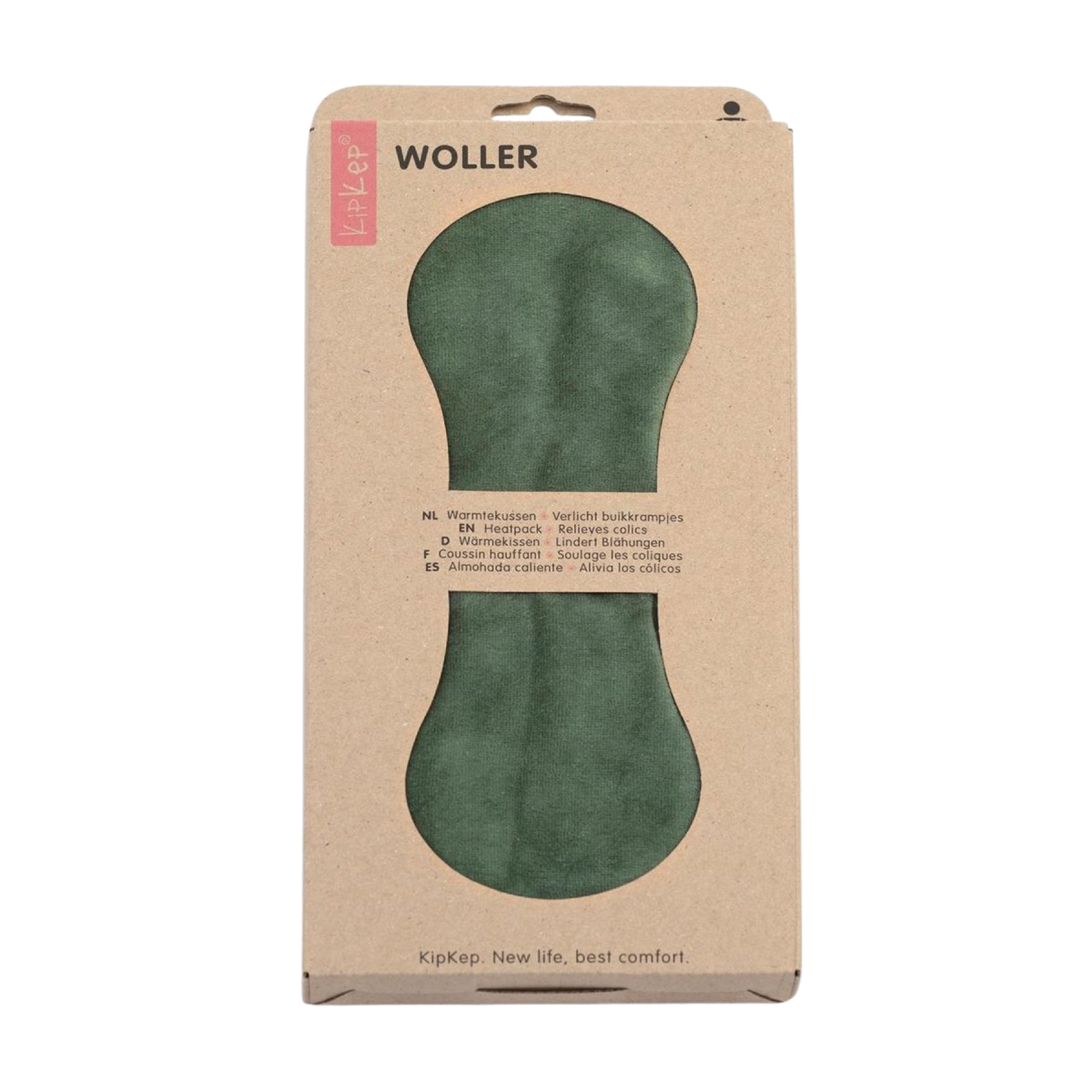 KipKep Woller Varmepute, Calming Green, 1 stk.