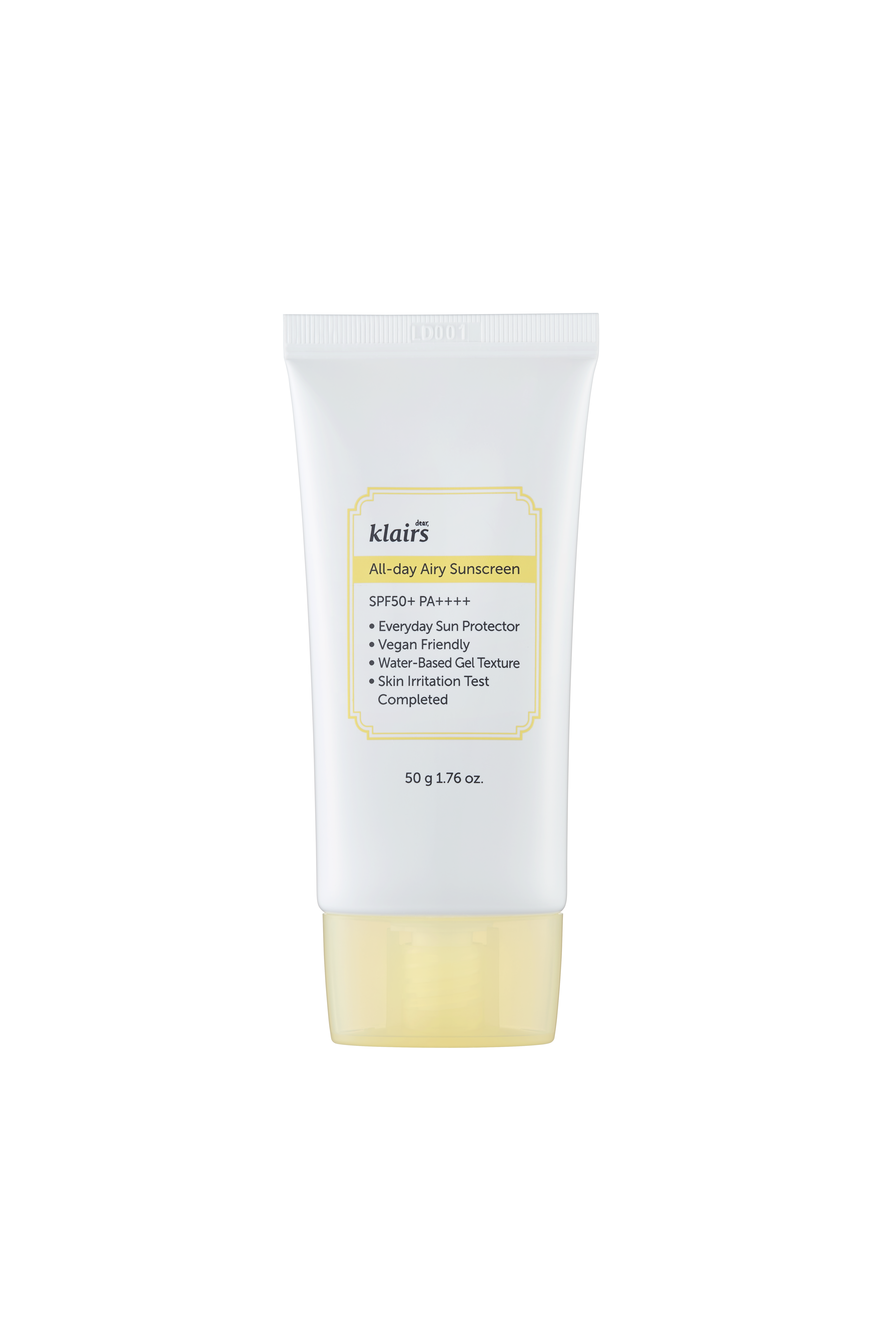 Klairs All-day Airy Sunscreen SPF50+ PA++++, 50 ml