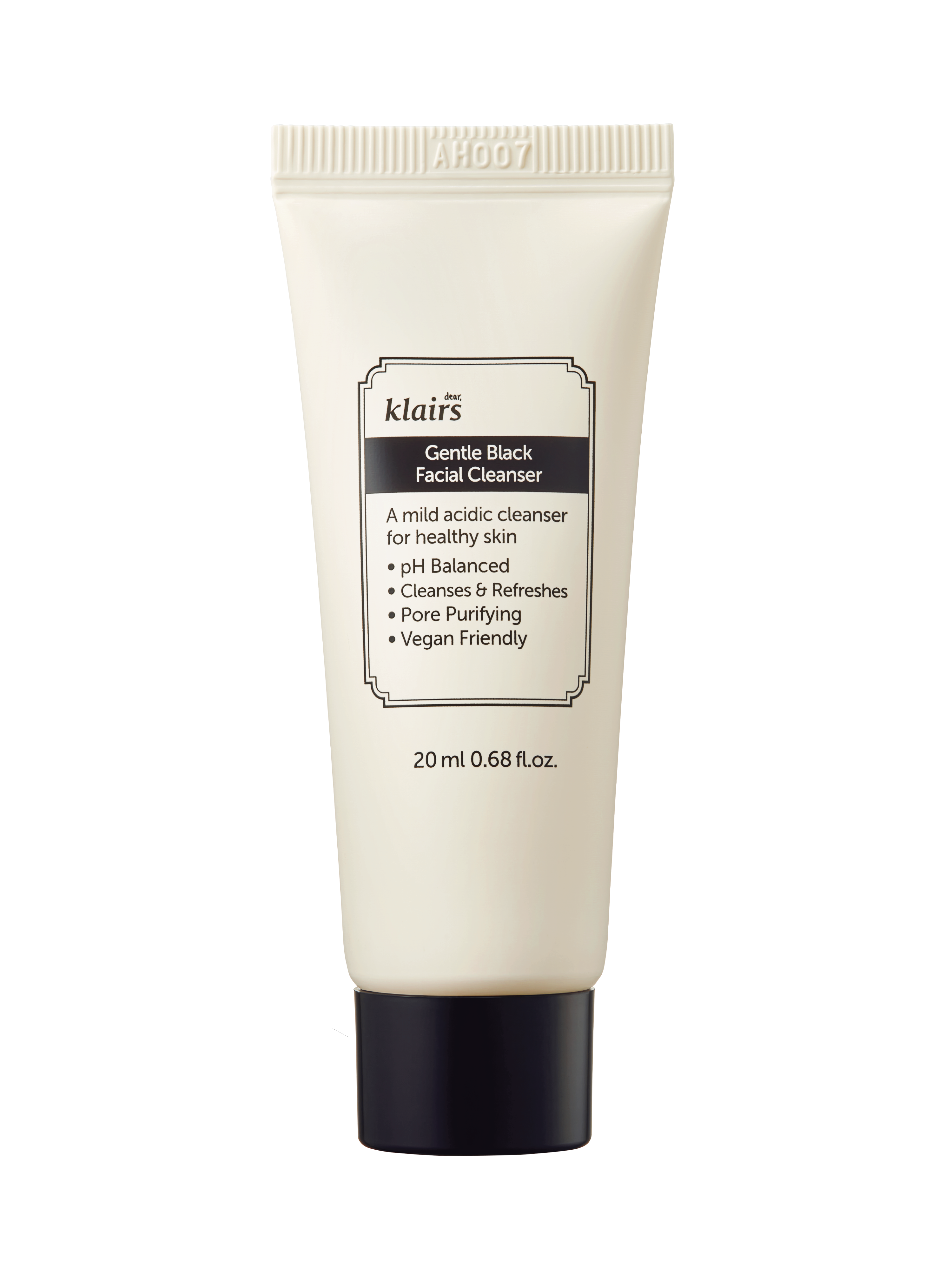 Klairs Gentle Black Facial Cleanser, 20 ml