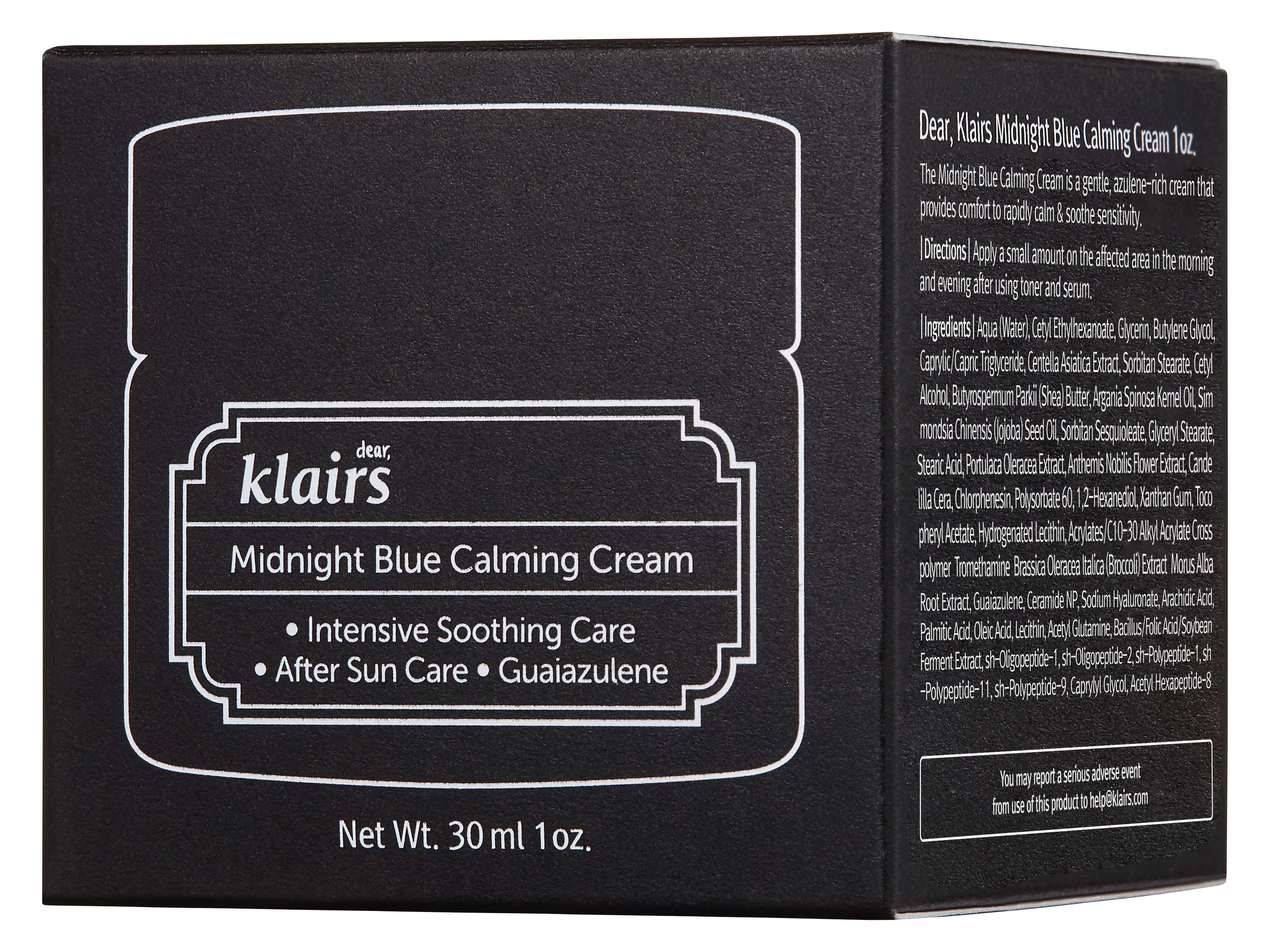 Klairs Midnight Blue Calming Cream, 30 ml