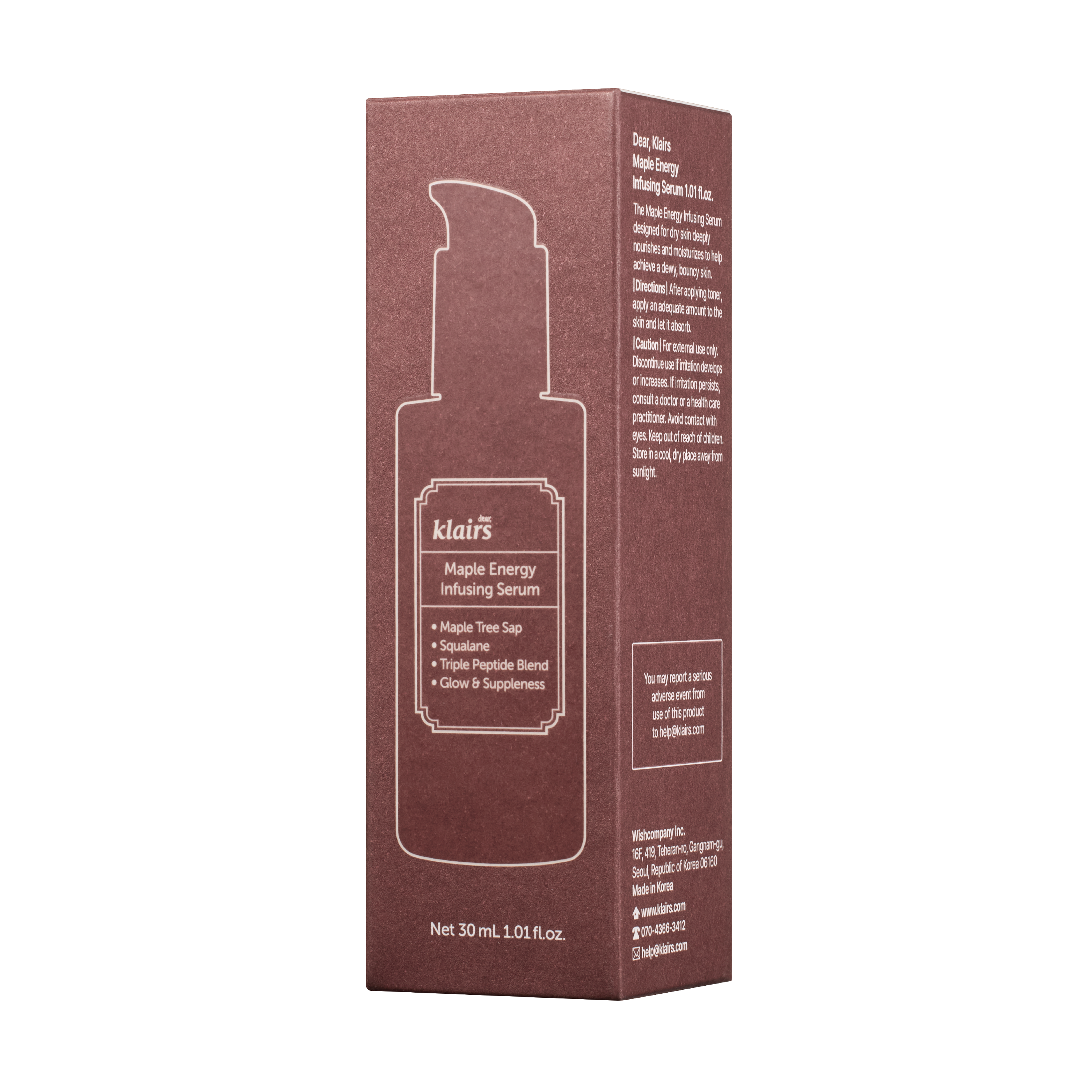 Klairs Maple Energy Infusing Serum, 30 ml