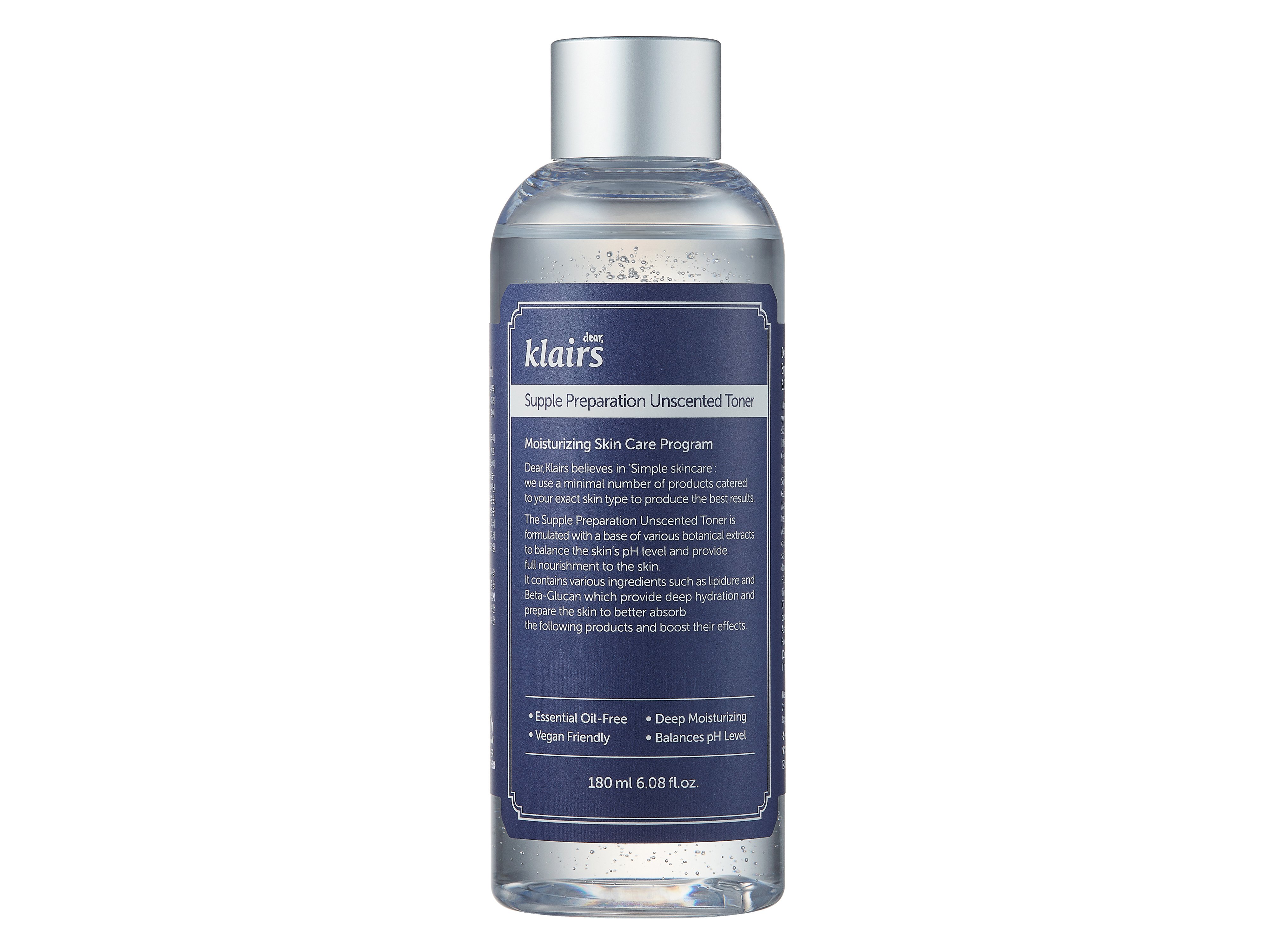 Klairs Supple Preparation Unscented Toner, 180 ml