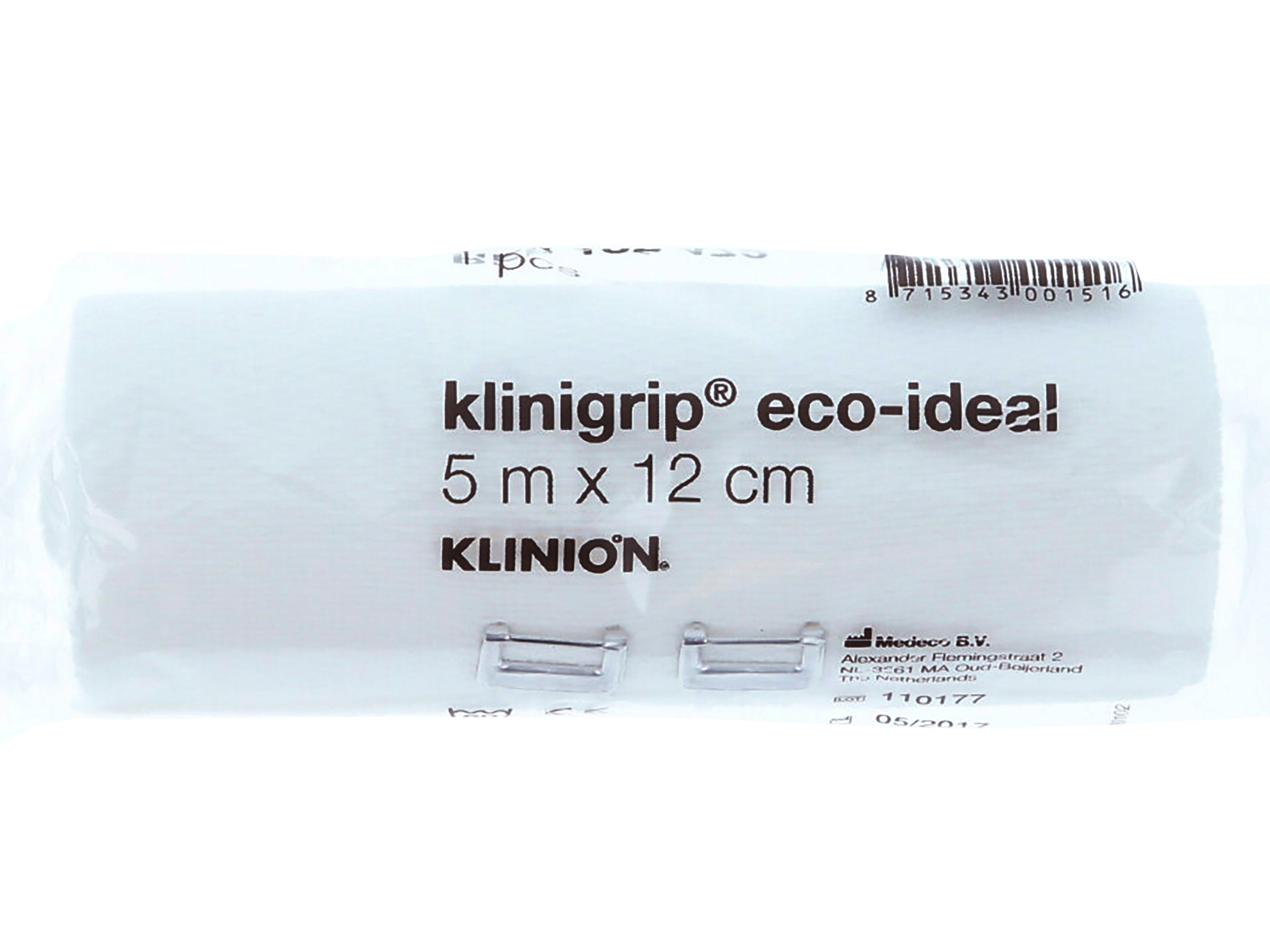 Klinion Idealbind 12cmx5m, hvit, 1 stk.