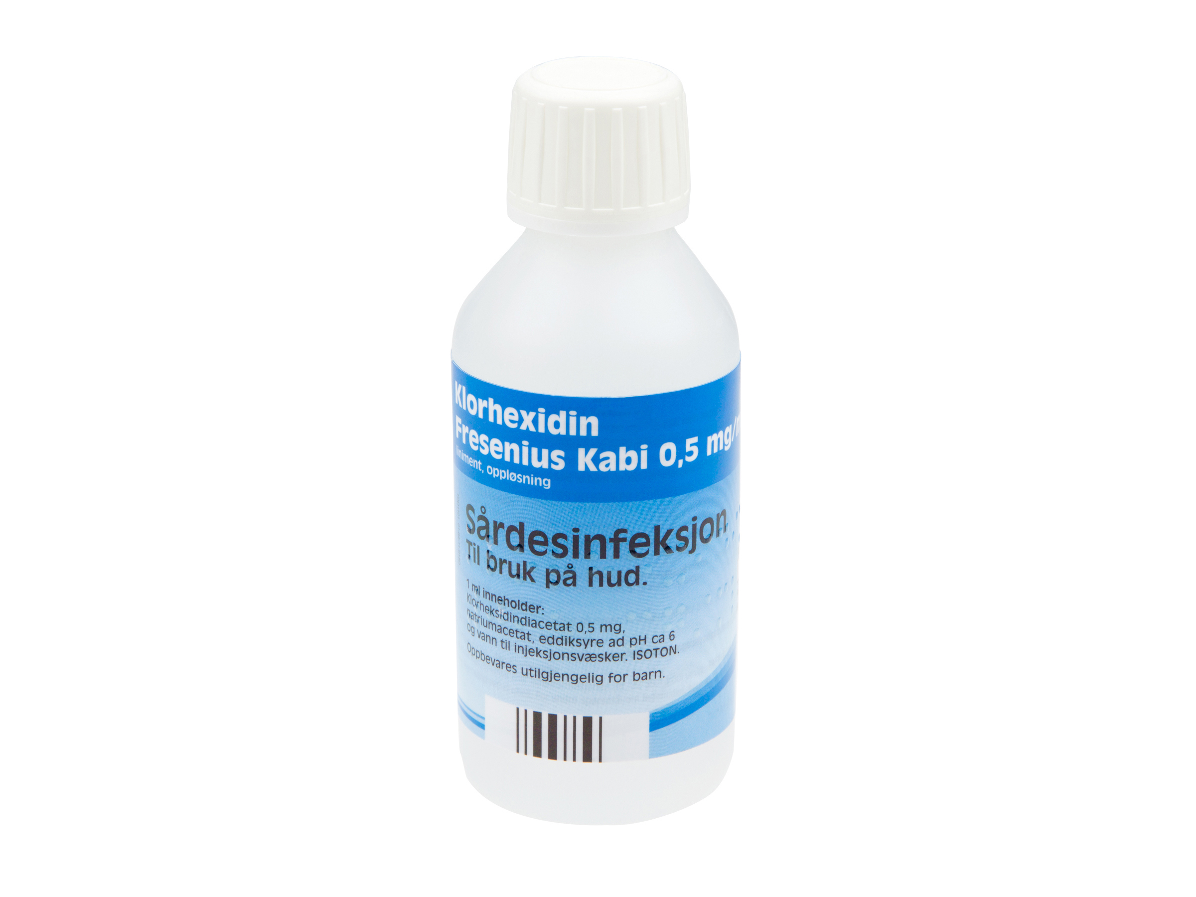 Klorhexidin Liniment 0,5 mg/ml, 125 ml.