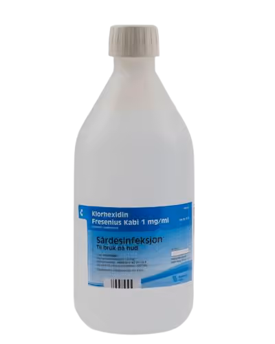 Klorhexidin Liniment  1 mg/ml, 1000 ml.