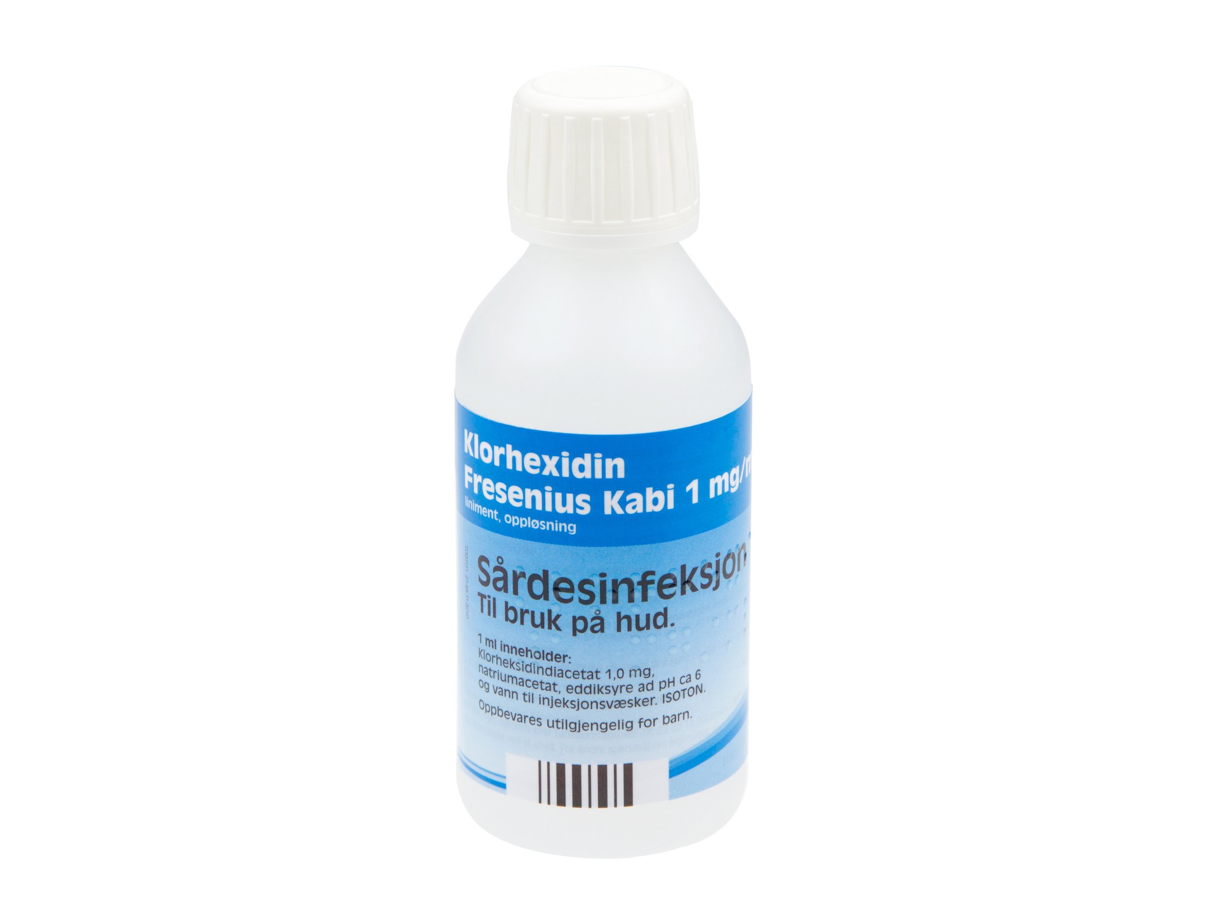 Klorhexidin Liniment 1 mg/ml, 125 ml.