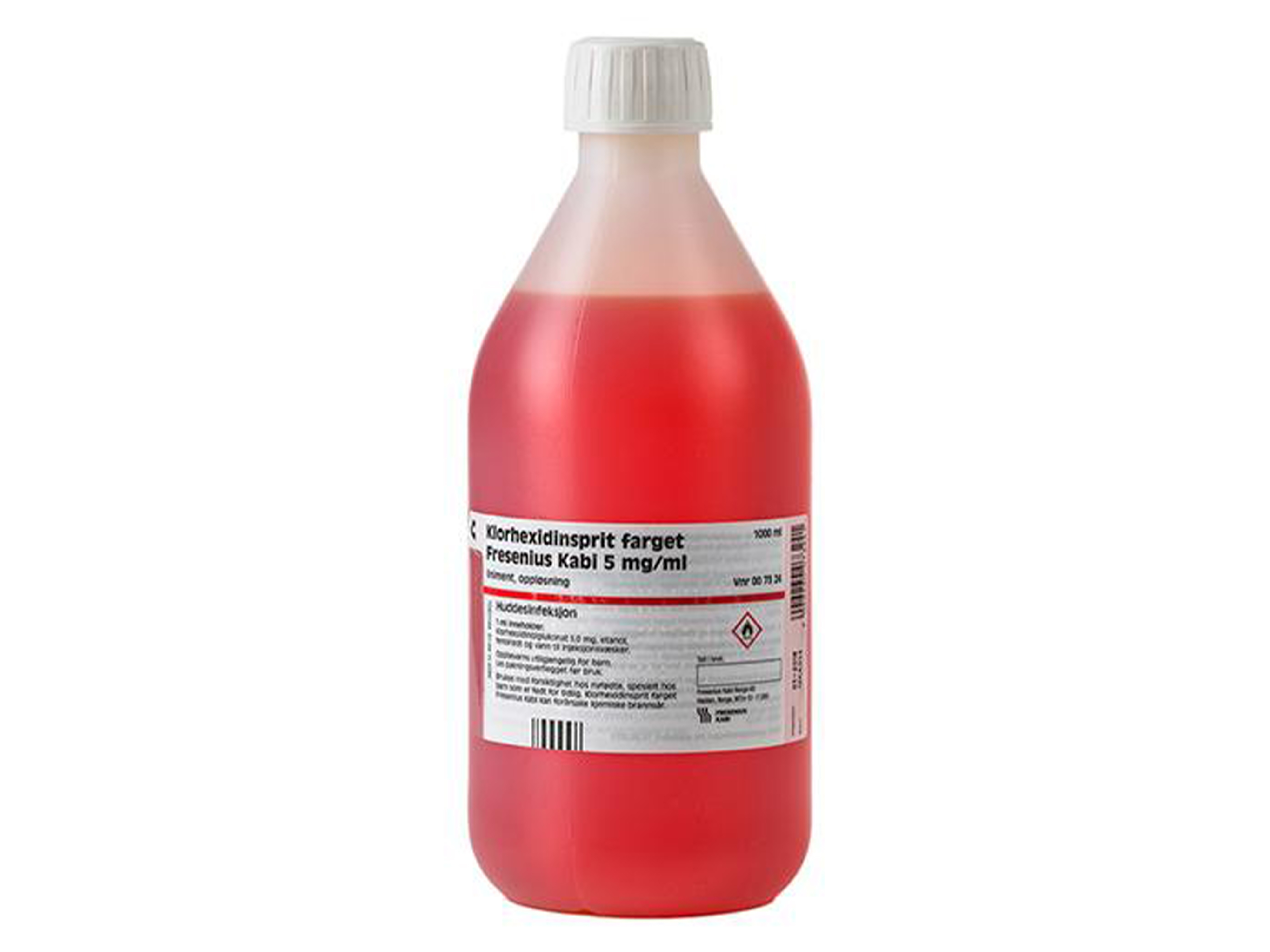 Klorhexidin Klorhexidin Klorhexidinsprit farget, 5 mg/ml, 1000 ml