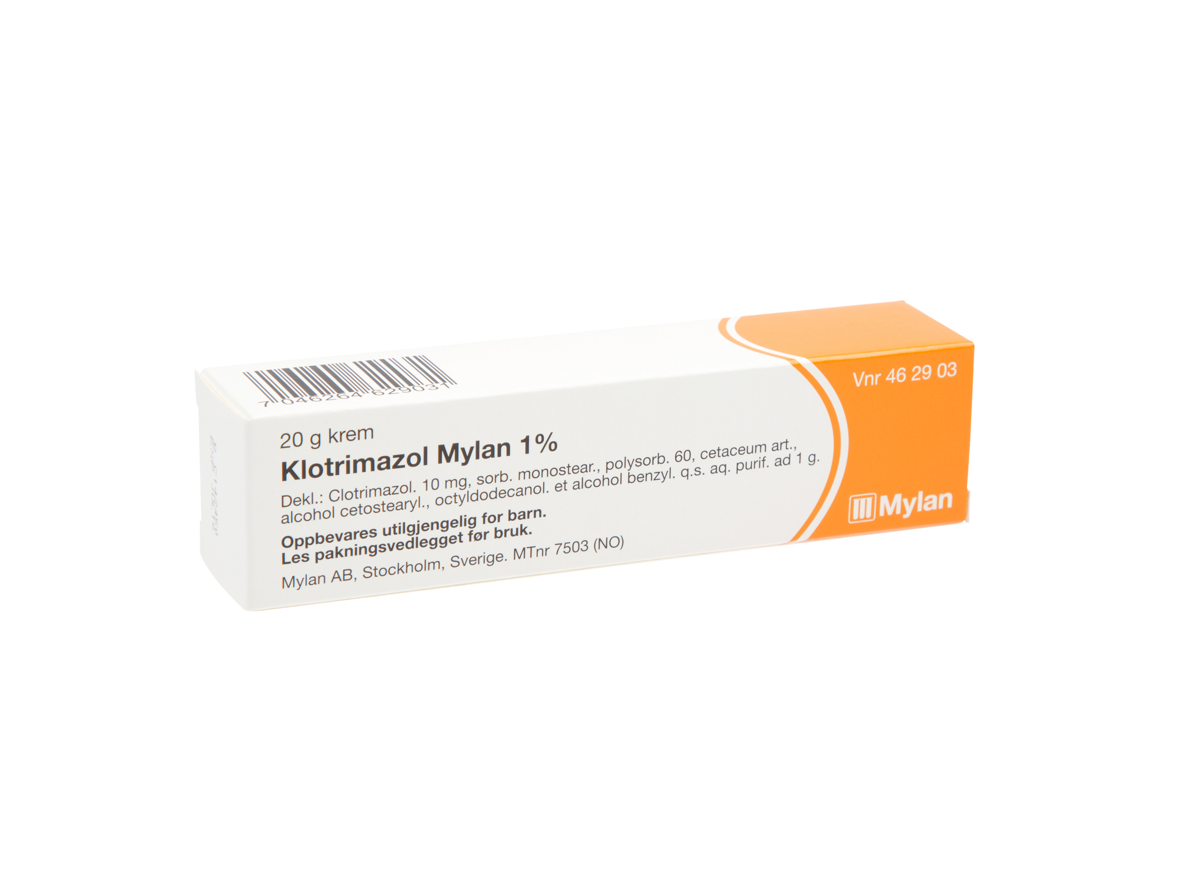 Klotrimazol Mylan Mylan krem 1%, 20 g.