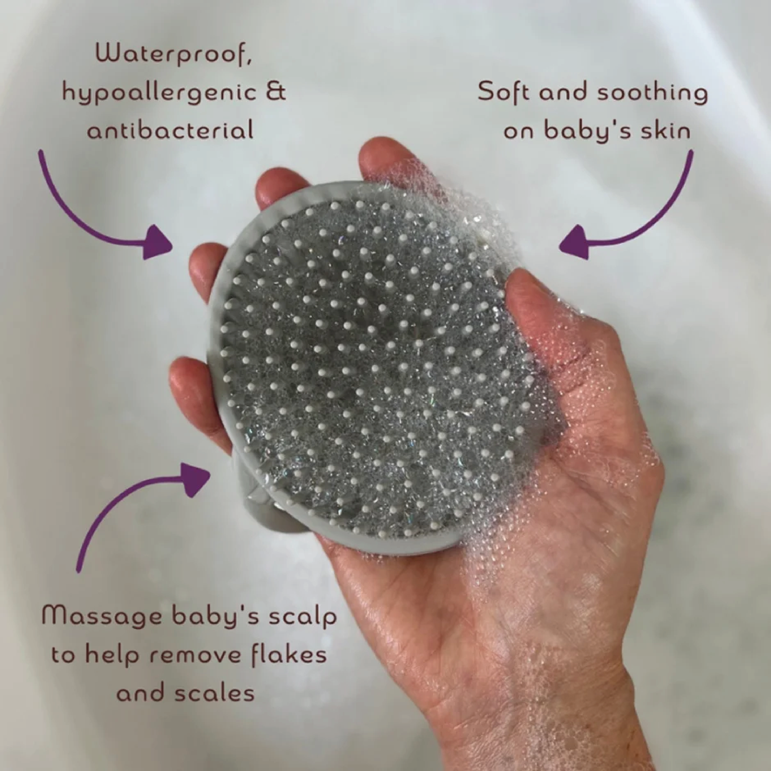 Kokoso Baby Baby Bath Brush, 1 stk.