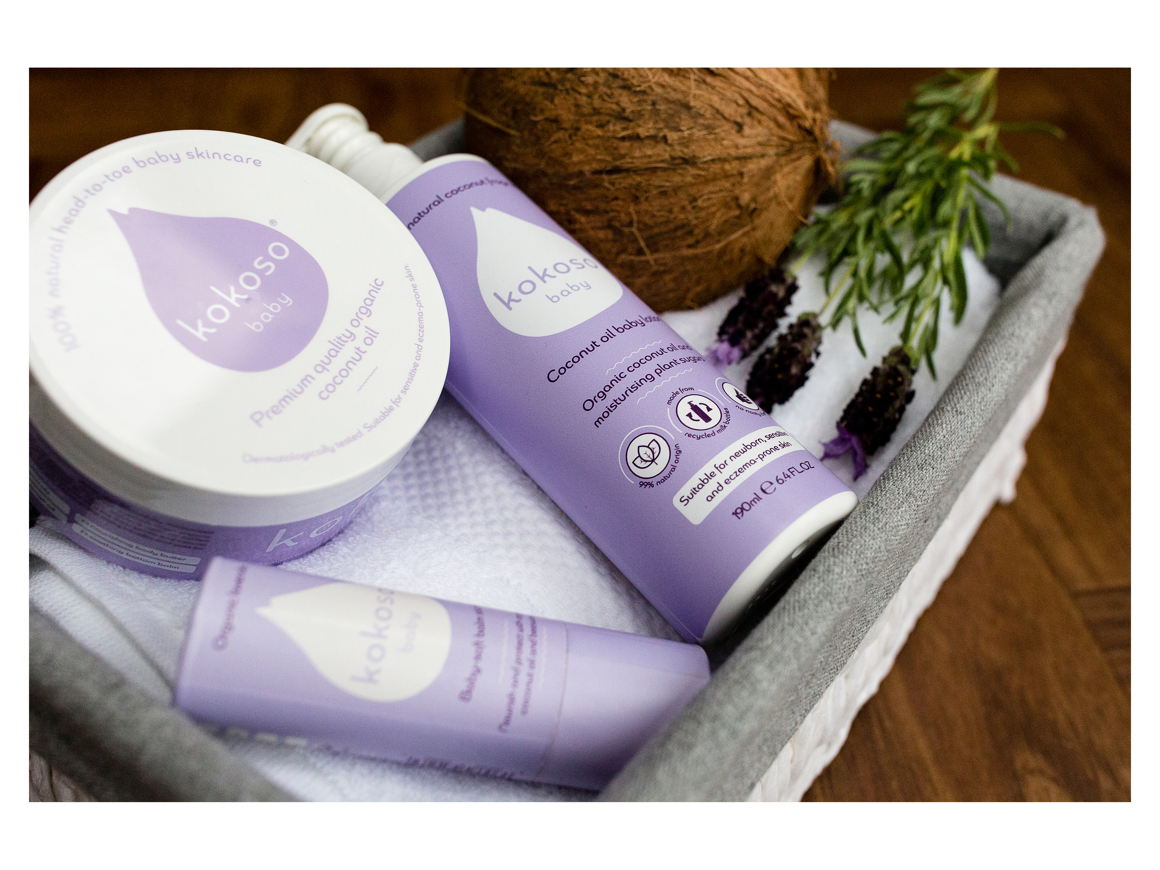 Kokoso Baby Coconut Oil Baby Lotion, 190 ml