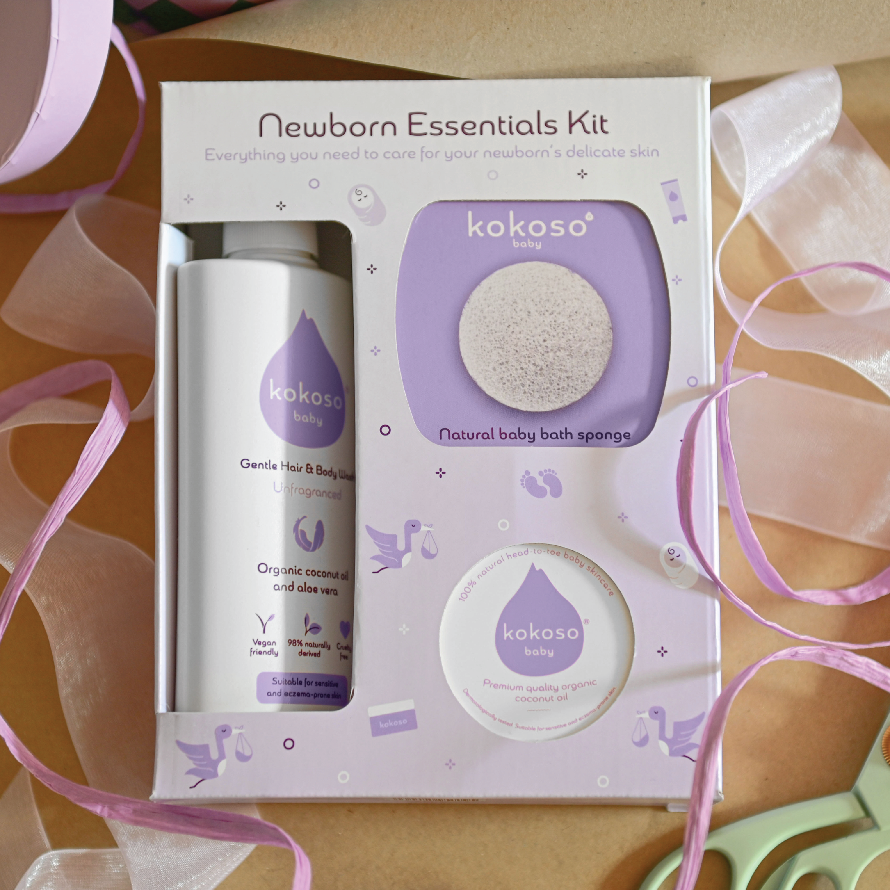 Kokoso Baby Newborn Essential Gavesett, 1 sett