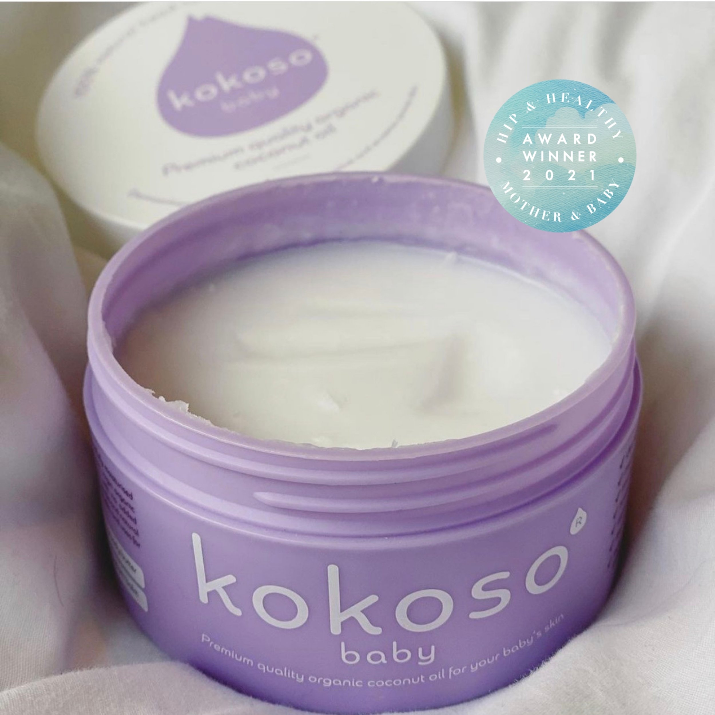 Kokoso Baby Økologisk Premium Kokosolje, 70 g
