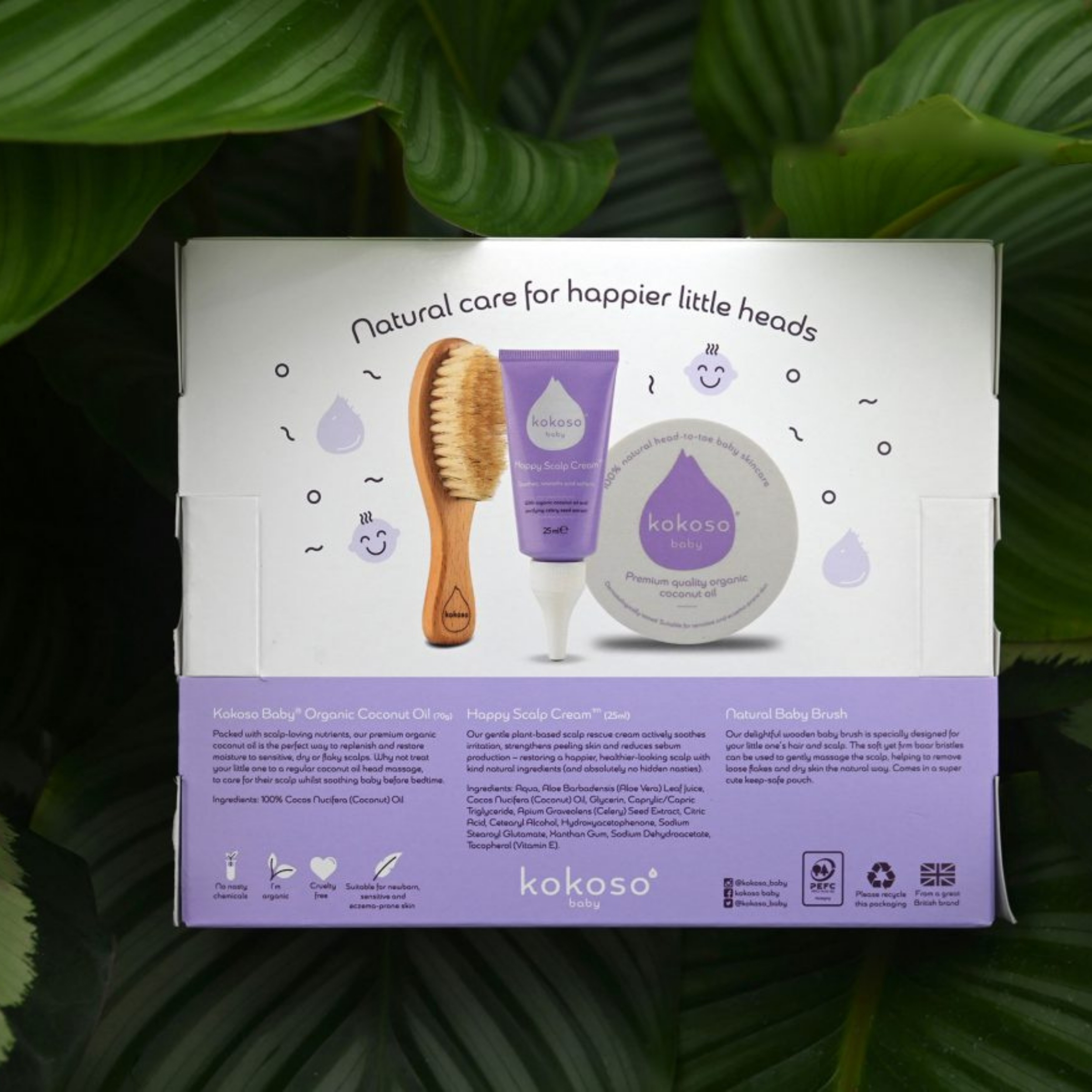 Kokoso Baby Sensitive Scalp Gavesett, 1 sett