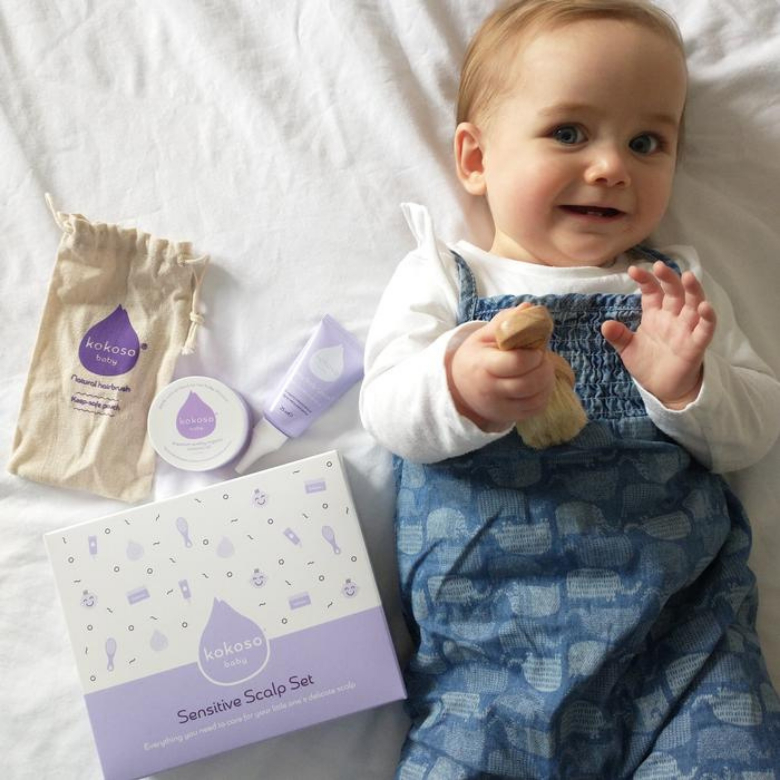 Kokoso Baby Sensitive Scalp Gavesett, 1 sett