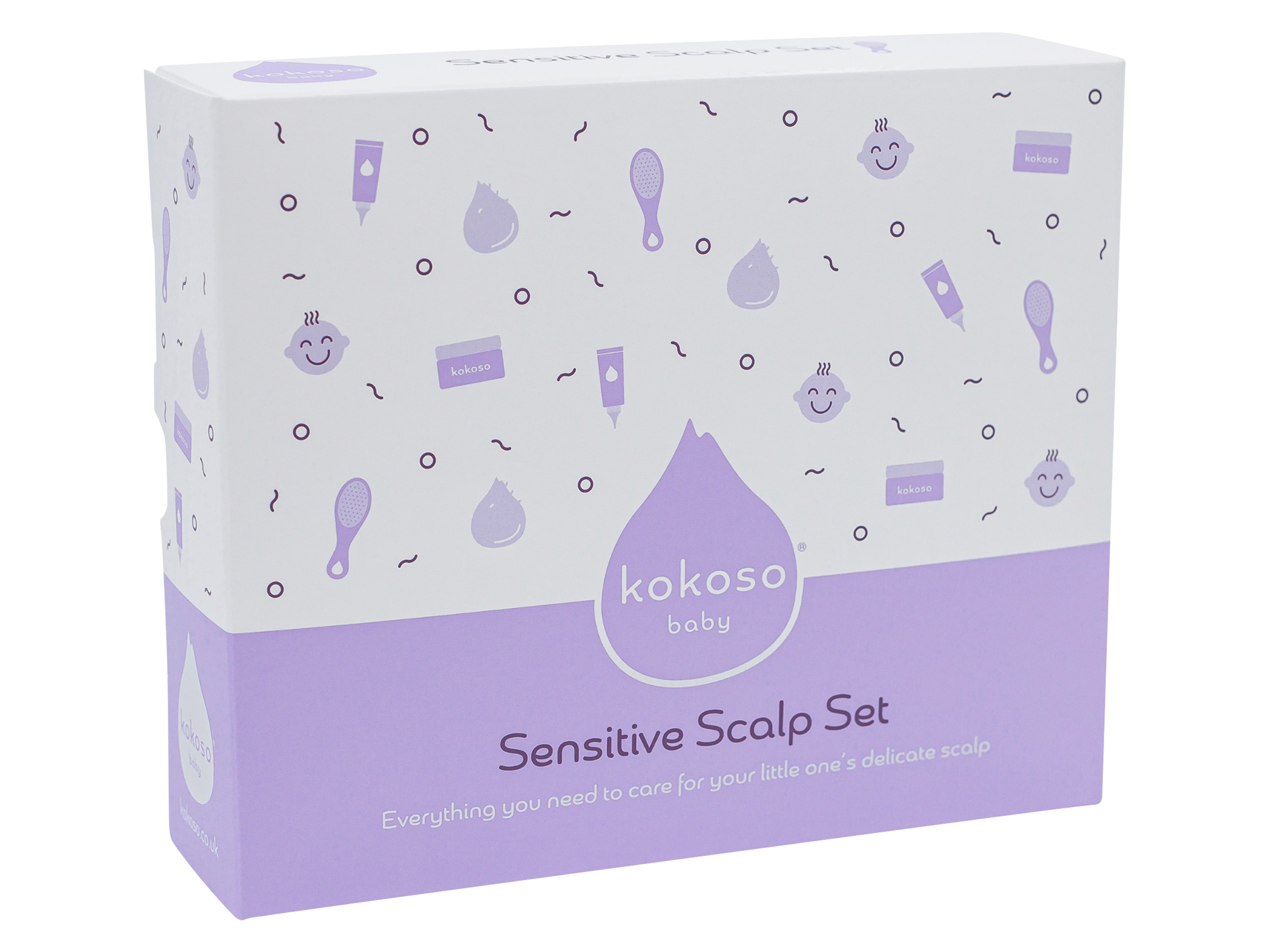 Kokoso Baby Sensitive Scalp Gavesett, 1 sett