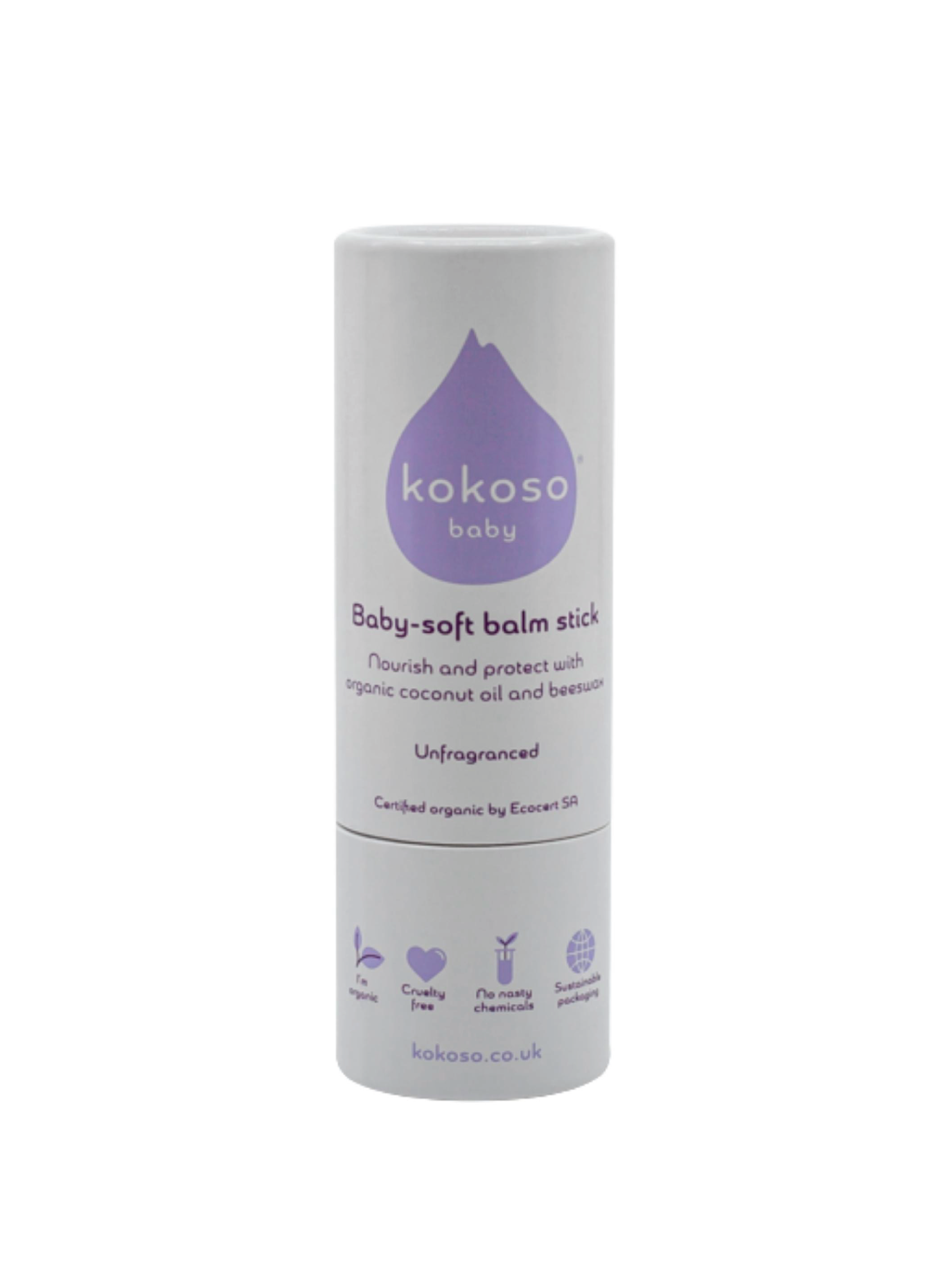 Kokoso Baby Twist Up Unfragranced Balm, 13 gram