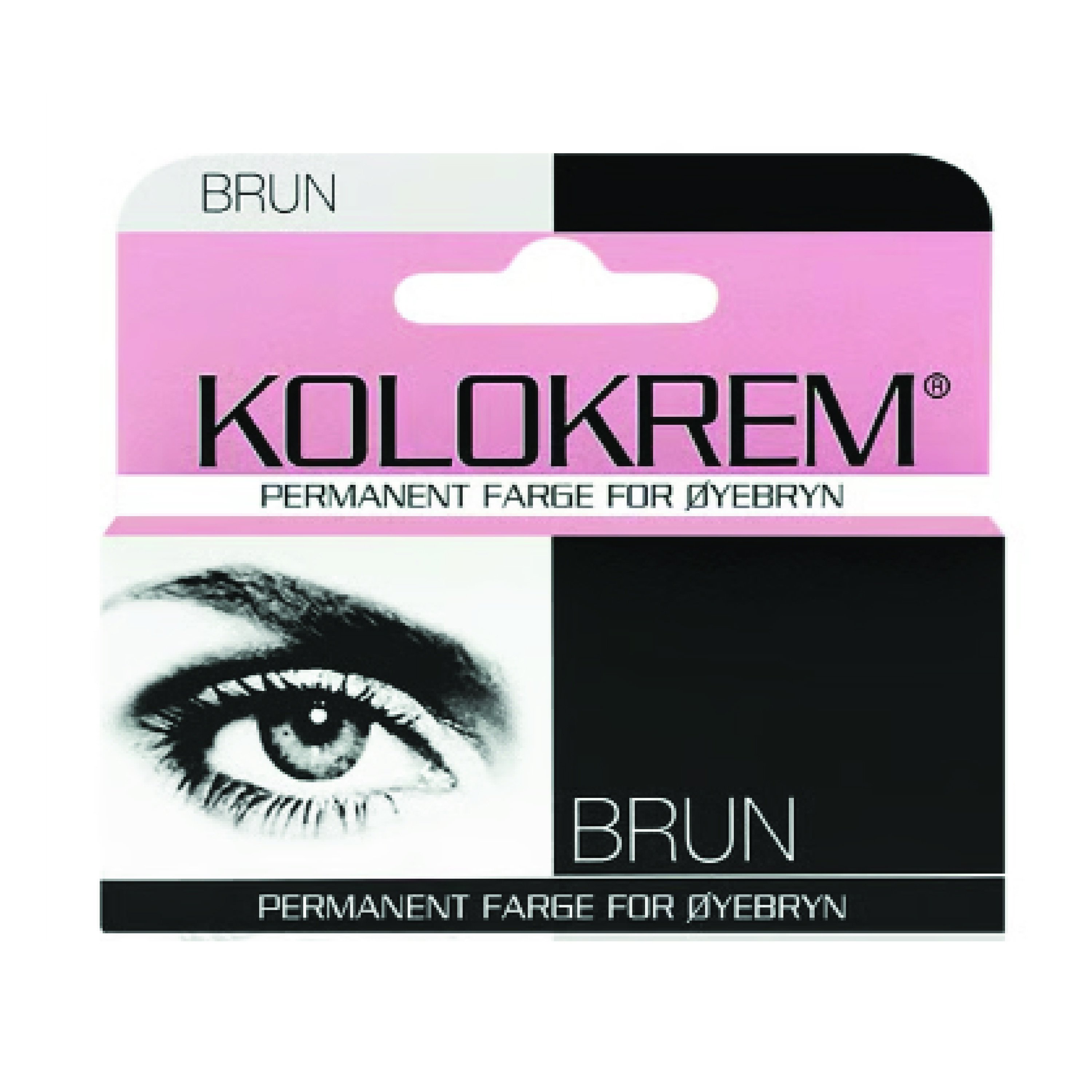 Kolokrem Øyenbrynsfarge, Brun, 1 stk.