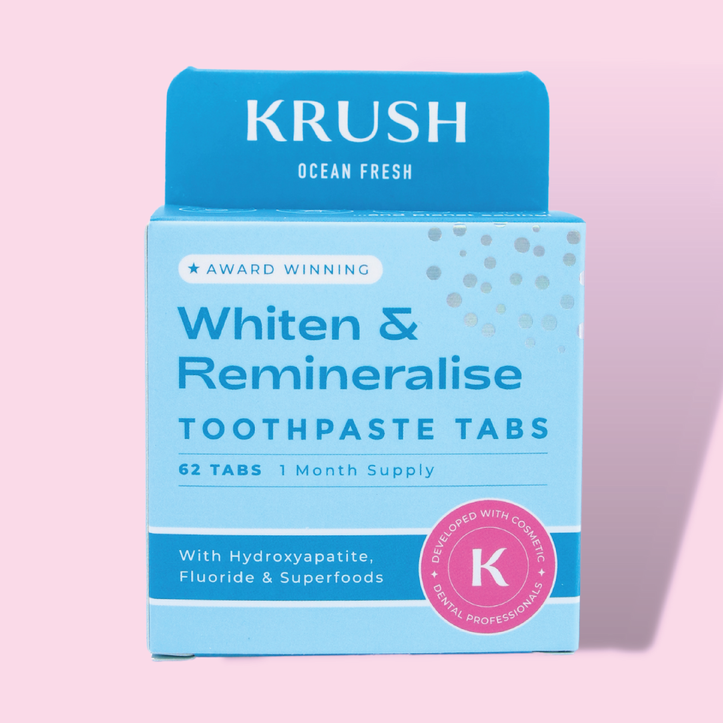 Krush Tannkremtabletter, 62 stk.