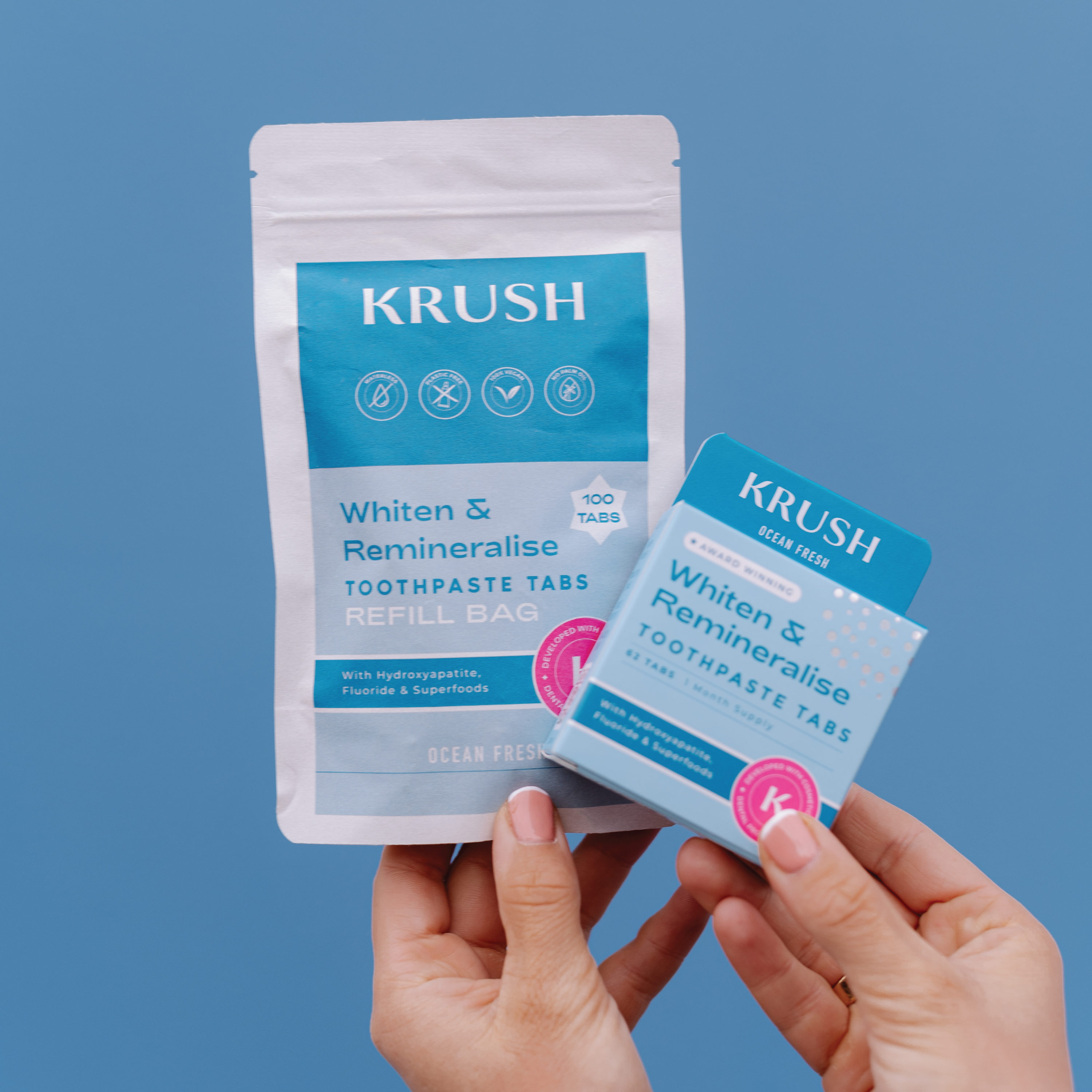 Krush Tannkremtabletter, 62 stk.