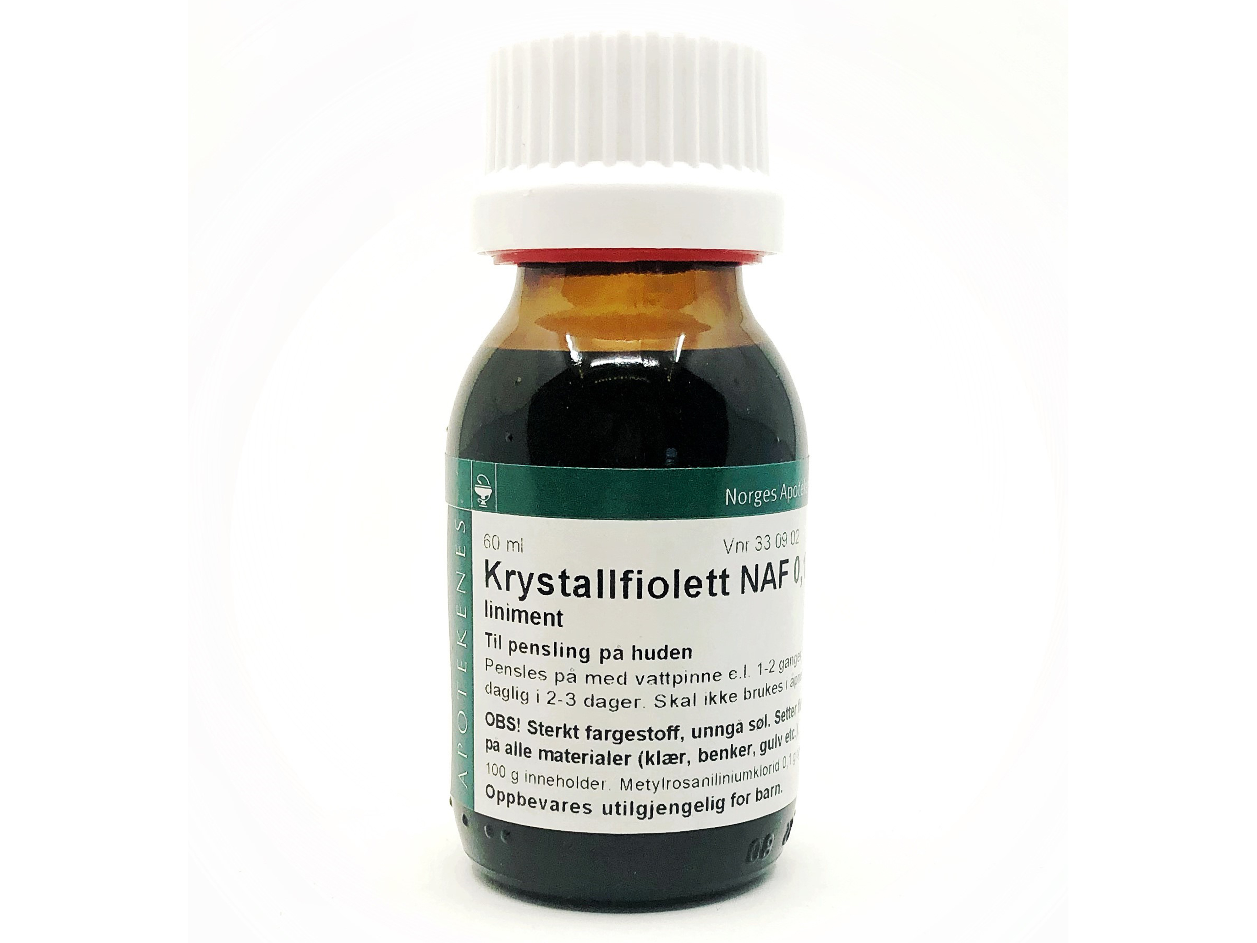NAF Krystallfiolett NAF liniment 0,1%, 60 ml
