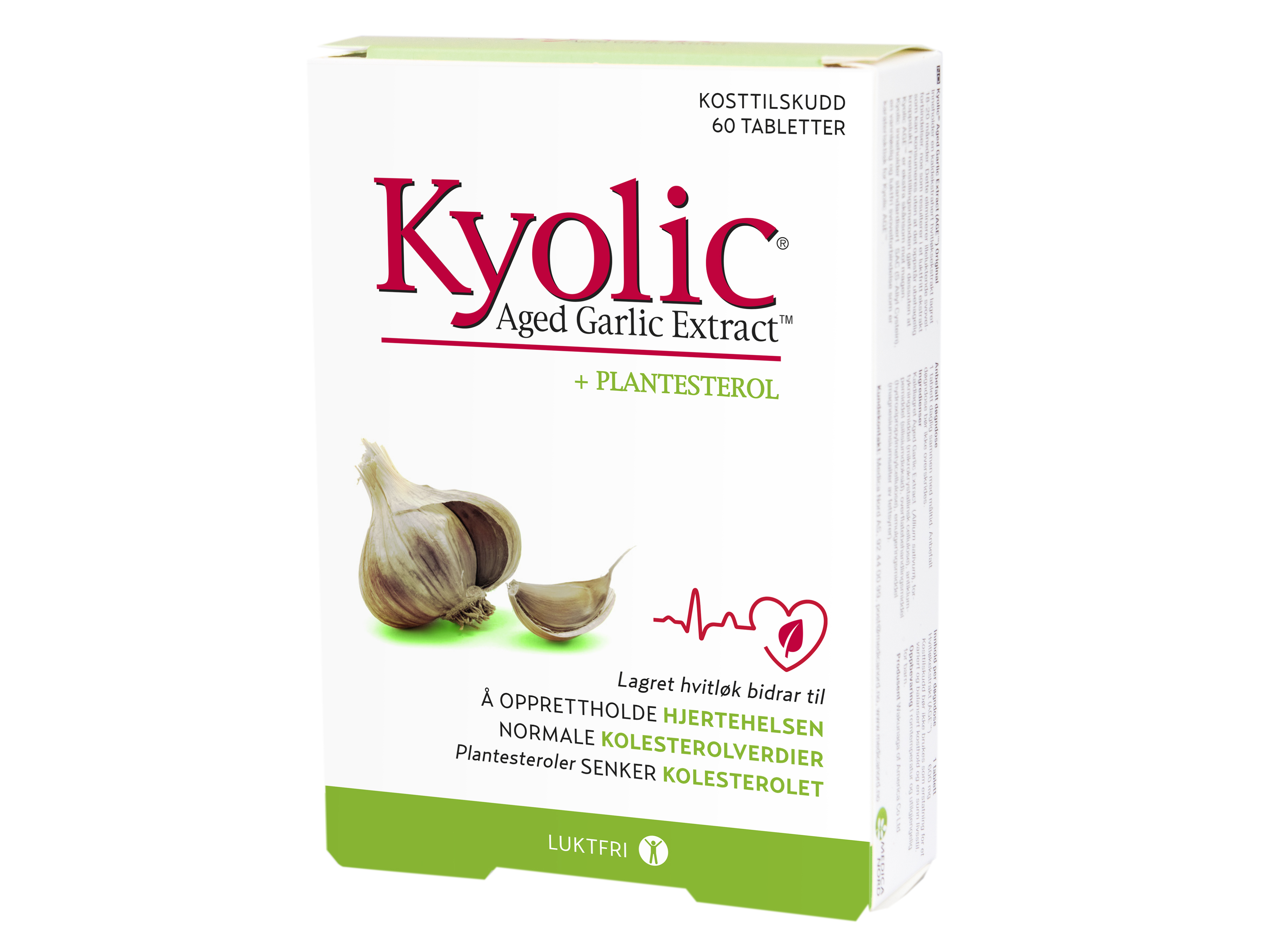Kyolic Aged Garlic + Plantesterol, tabl, 60 stk