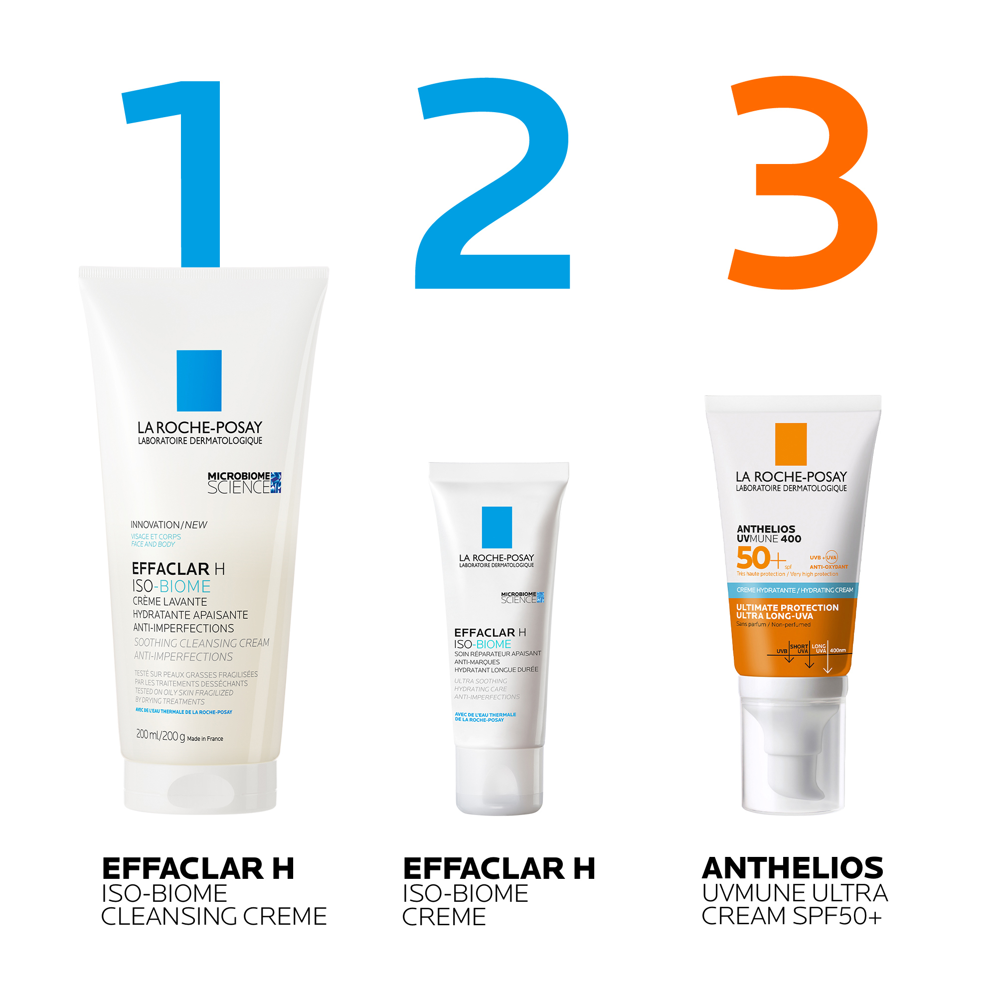 La Roche-Posay Effaclar H Iso-Biome Rensekrem, 200 ml