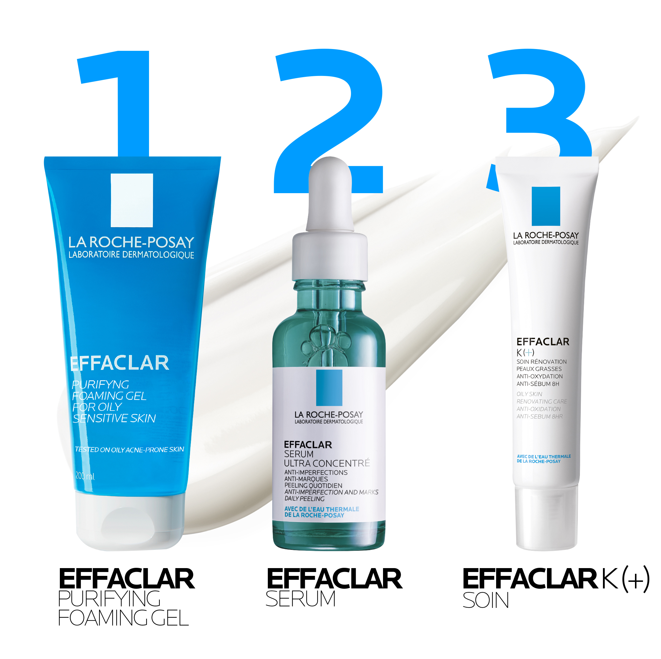 La Roche-Posay Effaclar K(+) Ansiktskrem, 40 ml