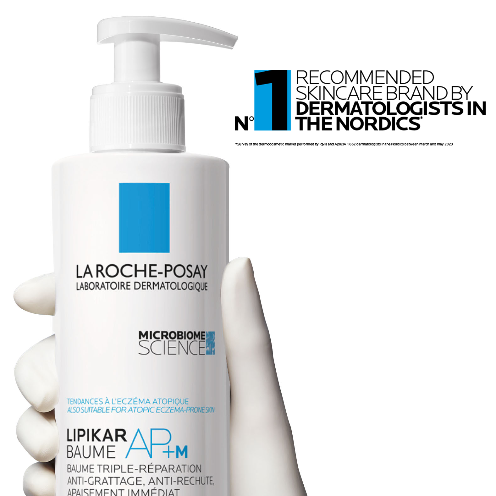 La Roche-Posay Lipikar Baume AP+M Fuktighetskrem, 400 ml