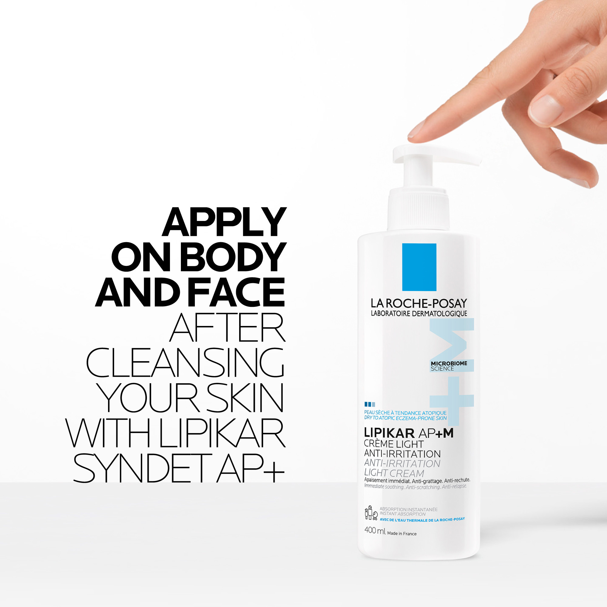La Roche-Posay Lipikar Baume Light AP+M, 400 ml