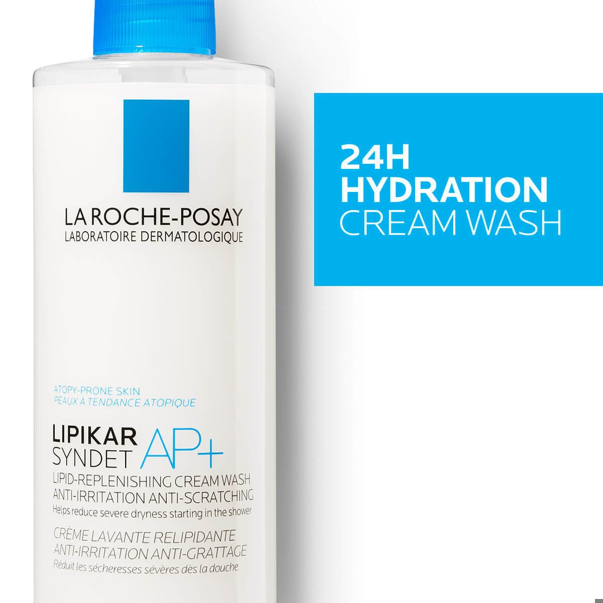 La Roche-Posay Lipikar Syndet AP+ Dusjkrem, 400 ml