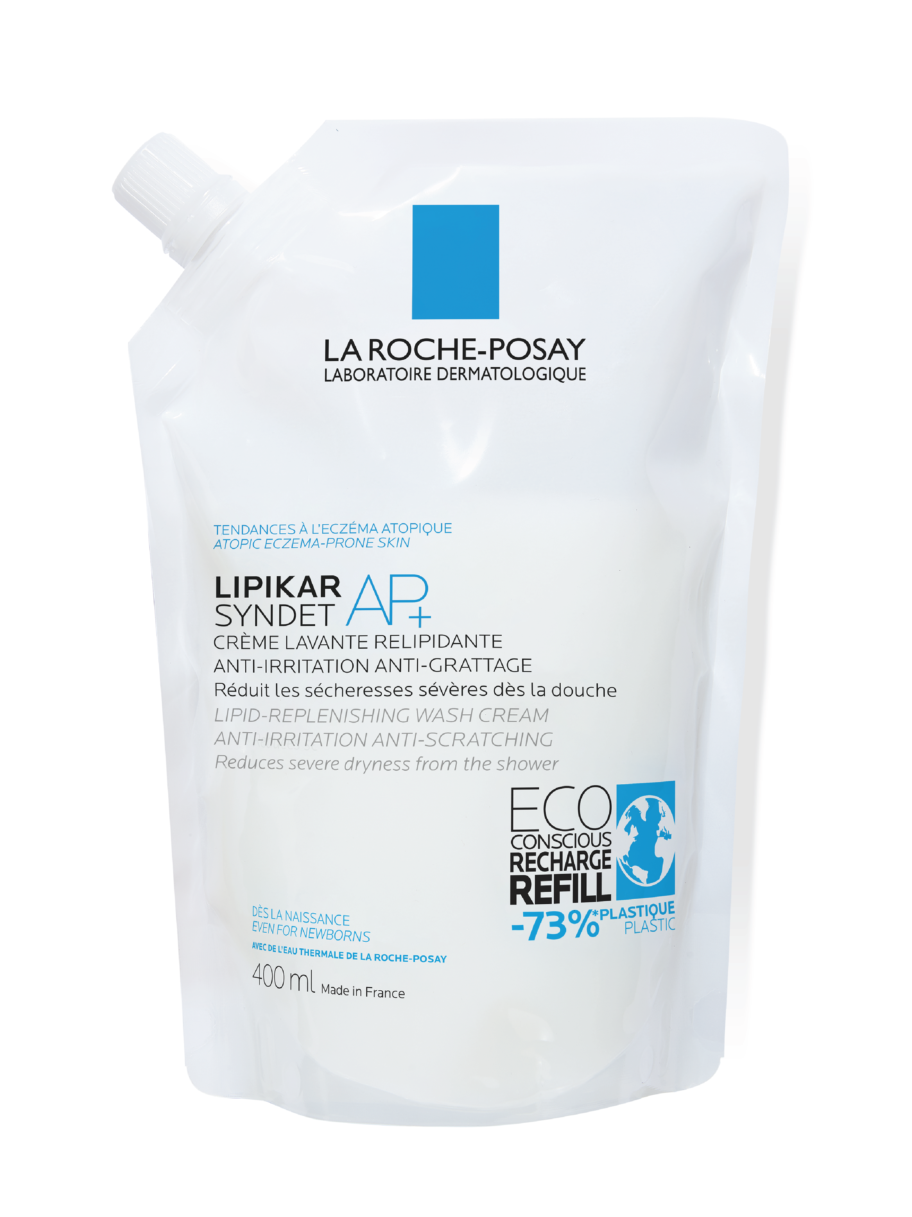 La Roche-Posay Lipikar Syndet AP+ Refill, 400 ml