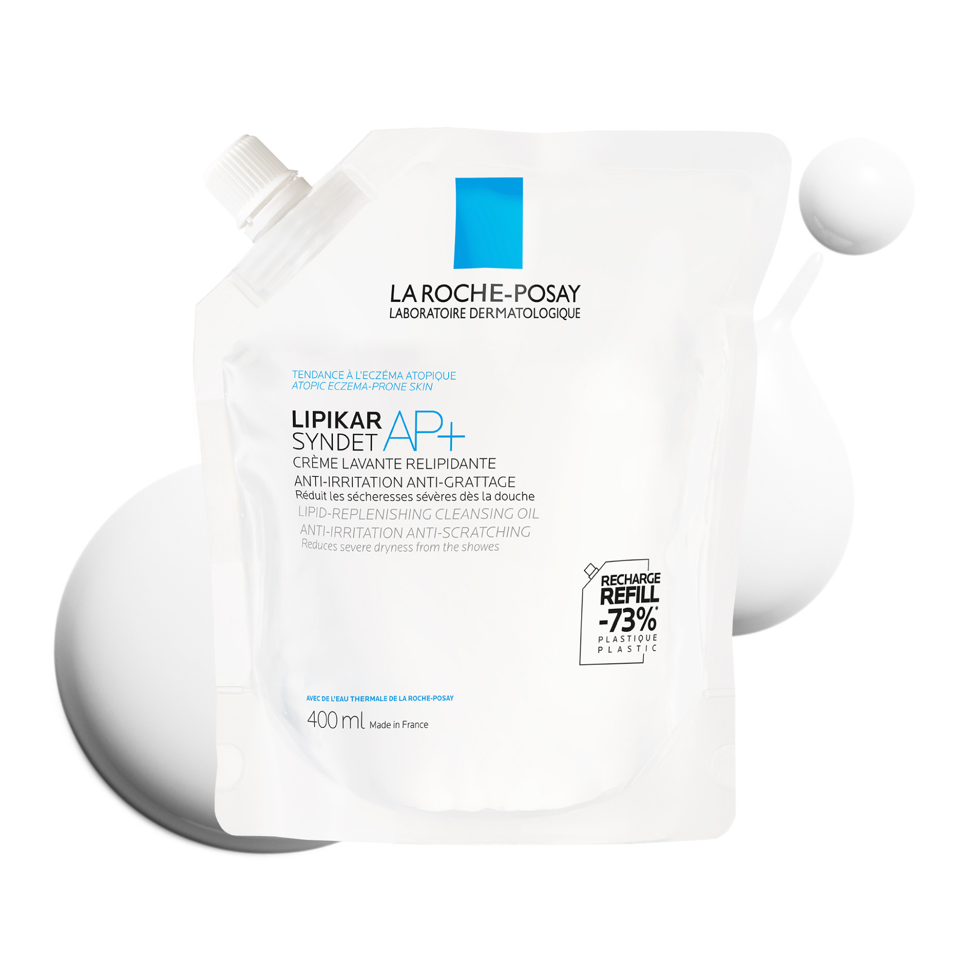 La Roche-Posay Lipikar Syndet AP+ Refill, 400 ml