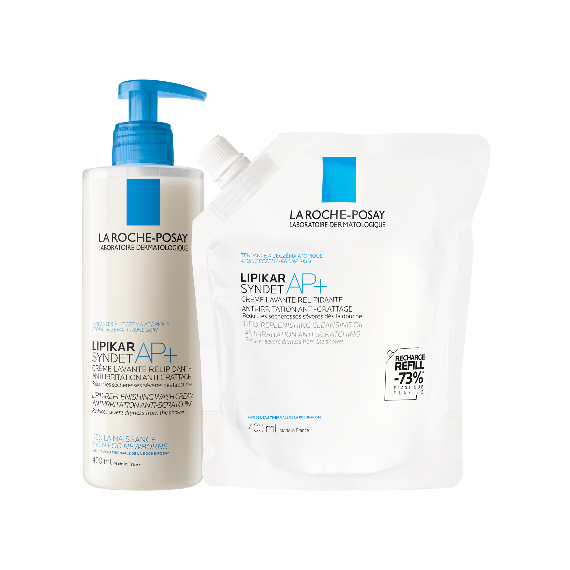 La Roche-Posay Lipikar Syndet AP+ Refill, 400 ml