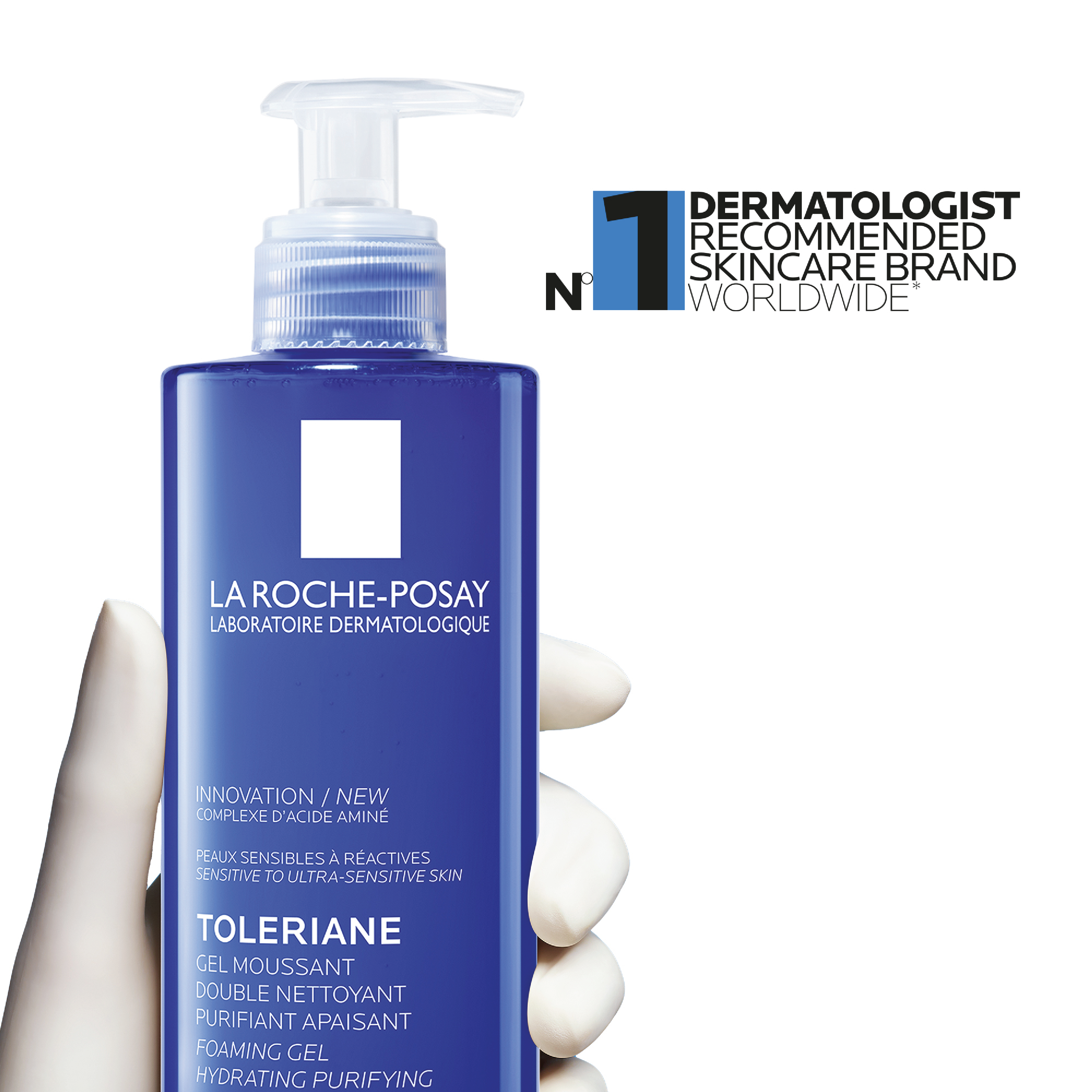 La Roche-Posay Toleriane Foaming Gel Double Cleanser, 400 ml