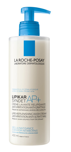 La Roche-Posay Lipikar Syndet AP+ Dusjkrem, 400 ml