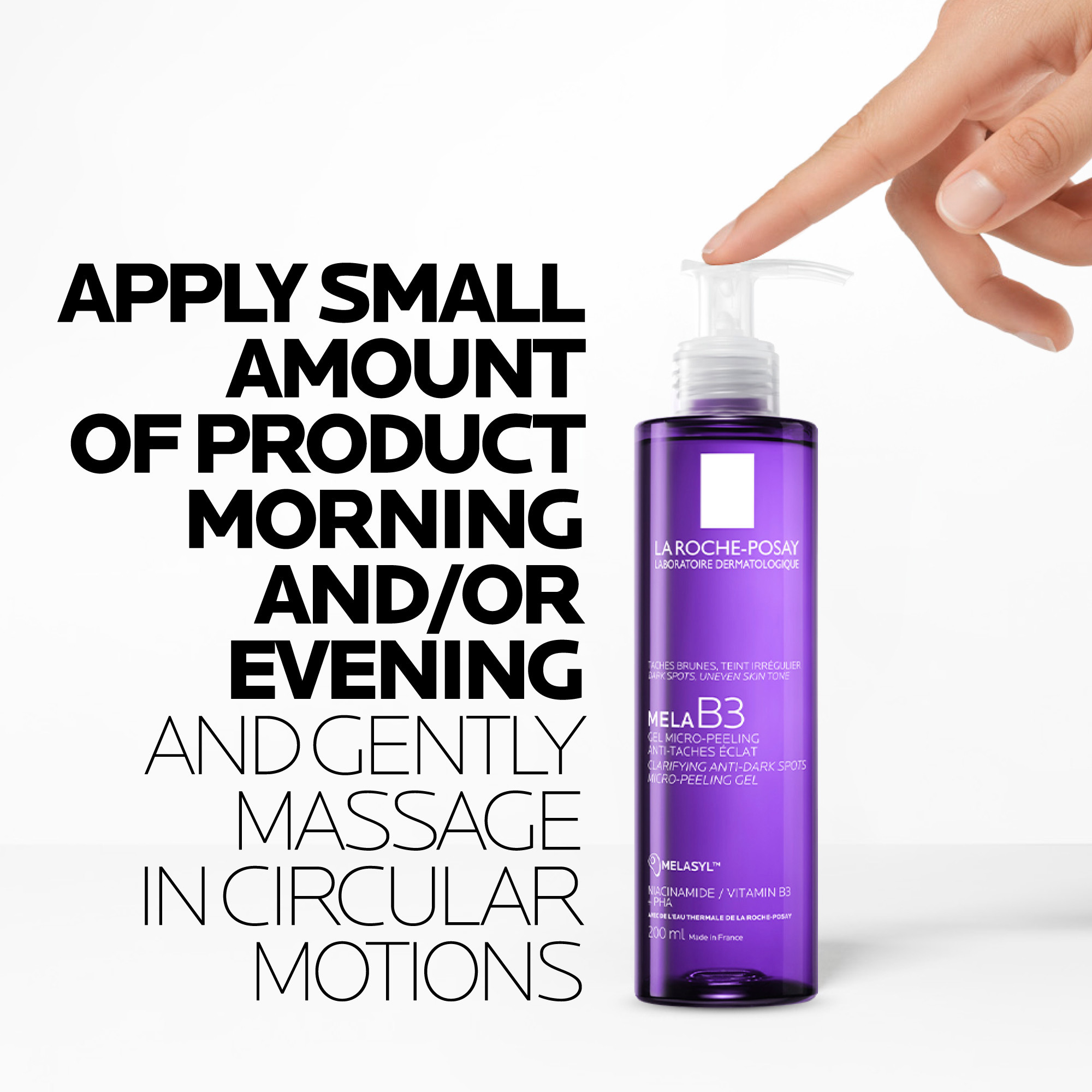 La Roche-Posay Mela B3 Facial Gel Cleanser, 200 ml