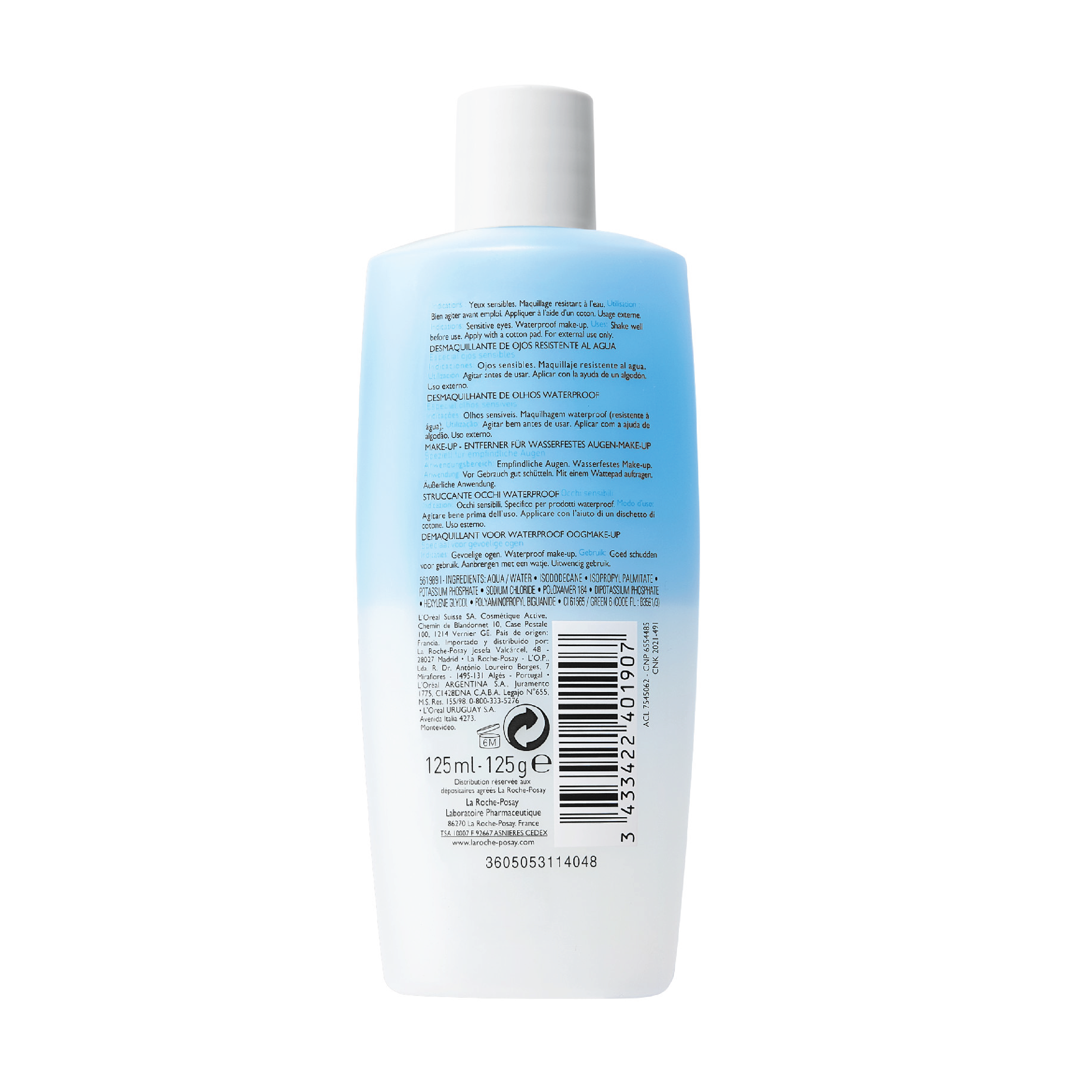 La Roche-Posay Toleriane Respectissime Eye Make-Up Remover, 125 ml