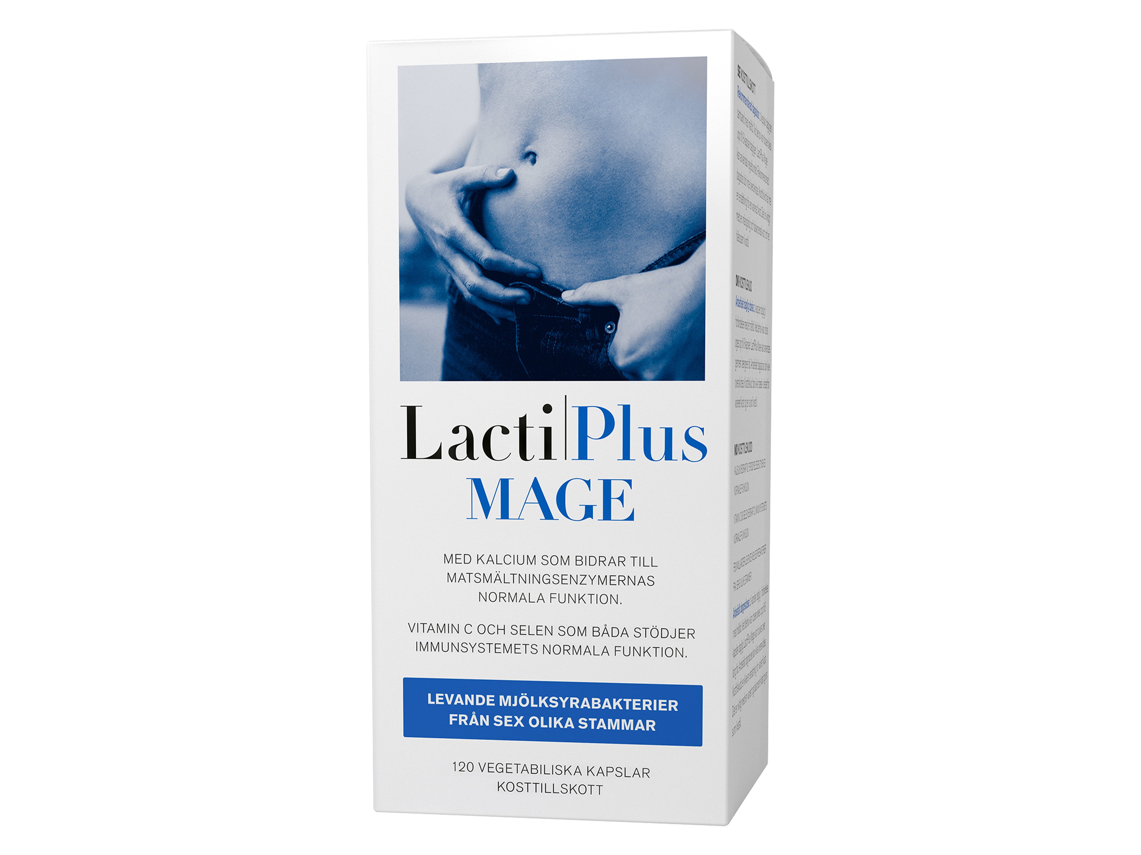 LactiPlus Mage – melkesyrebakterier for daglig bruk, 120 kapsler