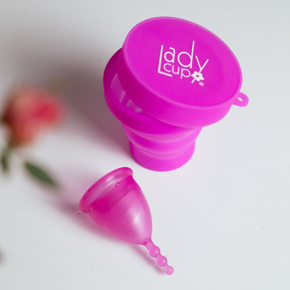 LadyCup Revolution Steriliseringskopp for menskopp, Rosa, 1 stk.