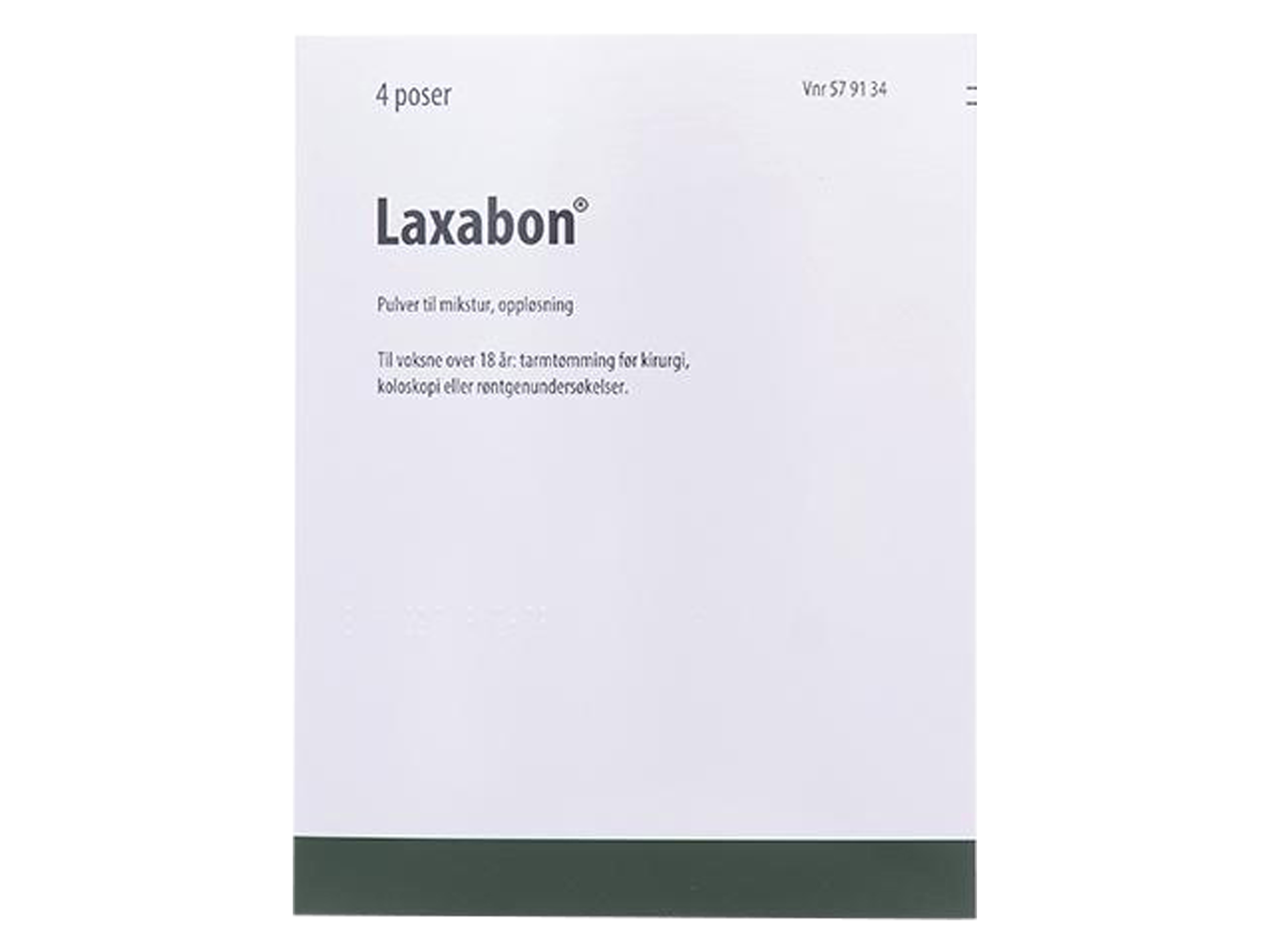 Laxabon Tarmtømmingspulver til mikstur, 4 x 68.5 g.