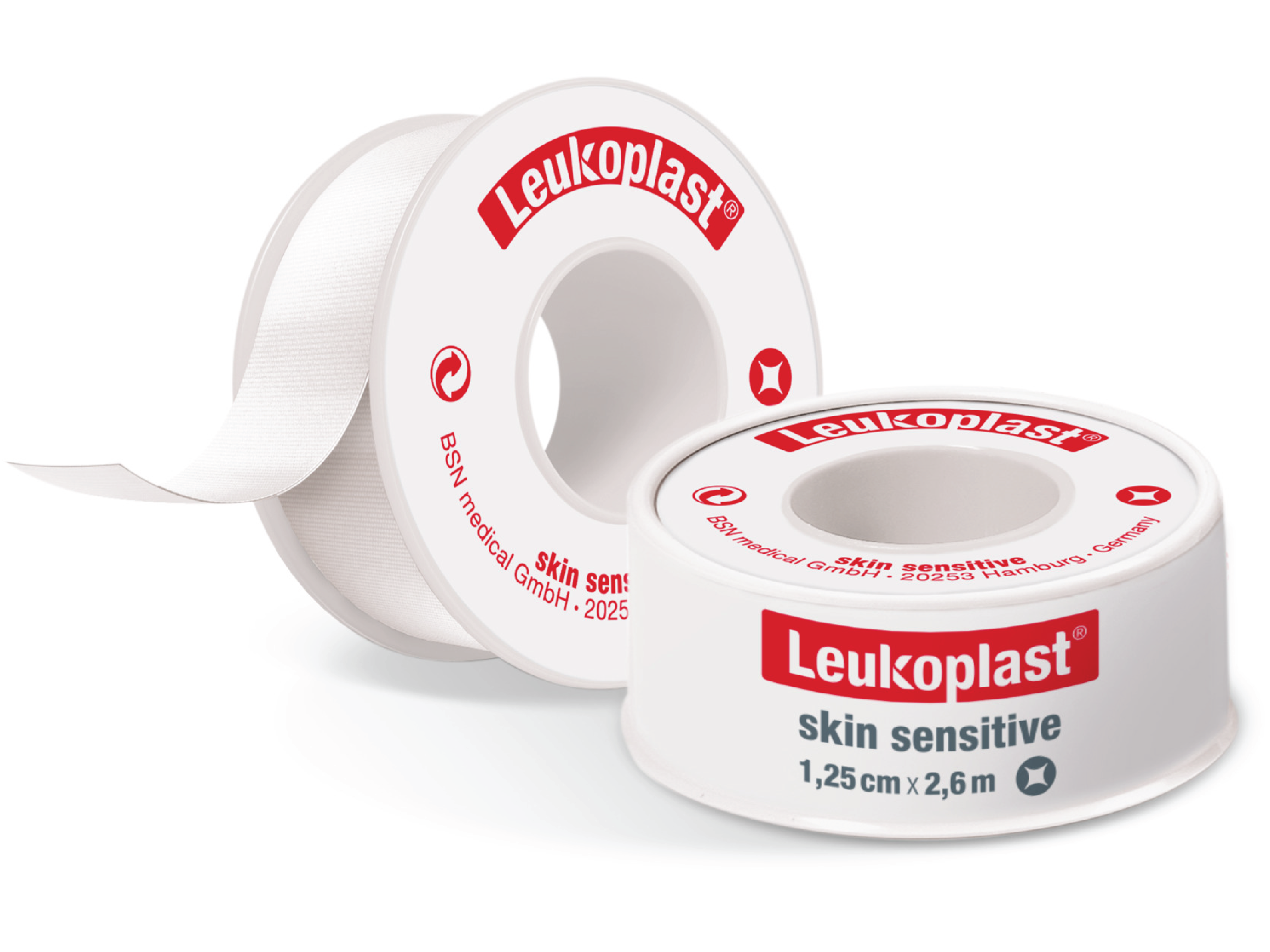 Leukoplast Skin Sensitive Tape, 1,25cmx2,6m