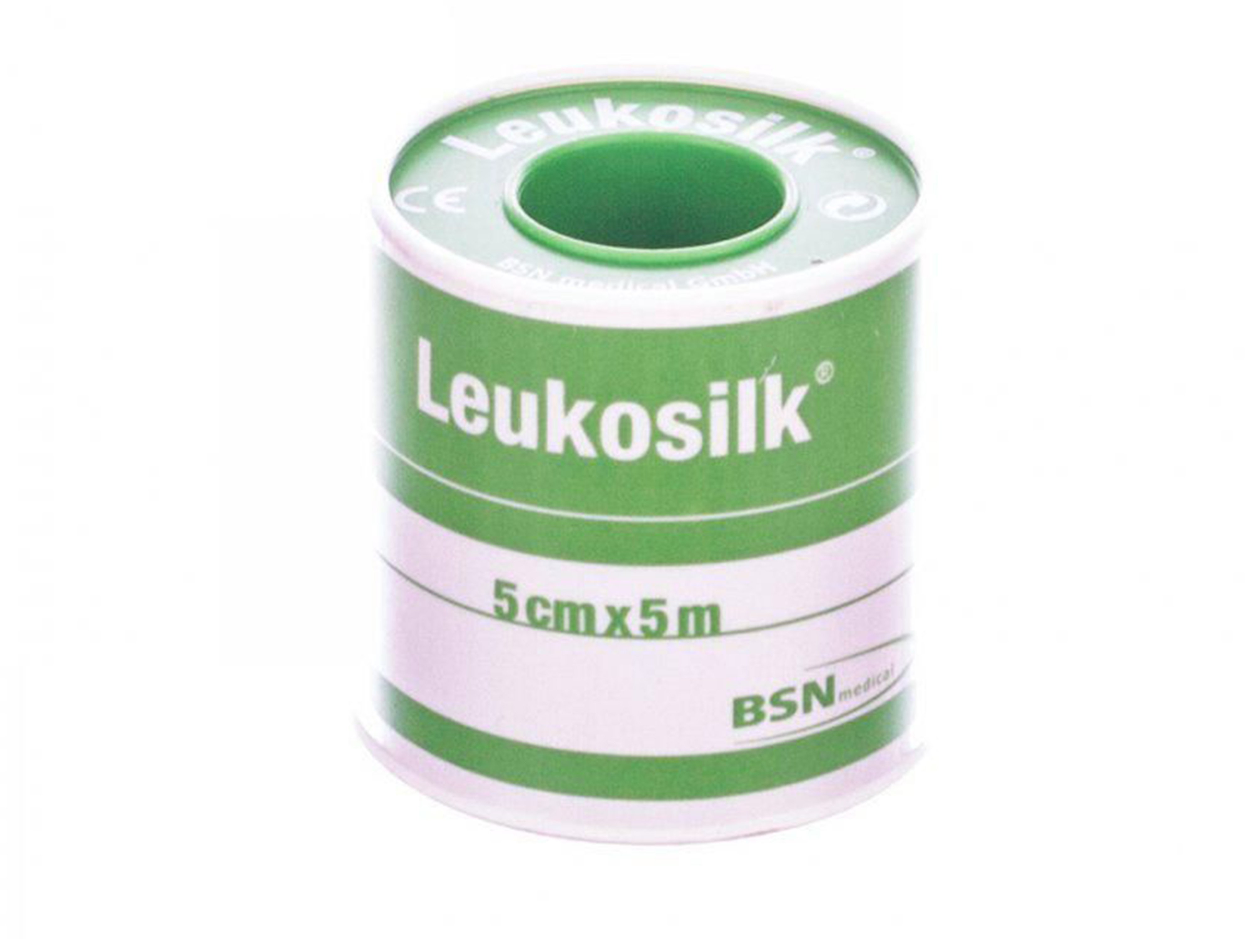 Leukosilk Silketape, 5cm x 5m, 1 stk.