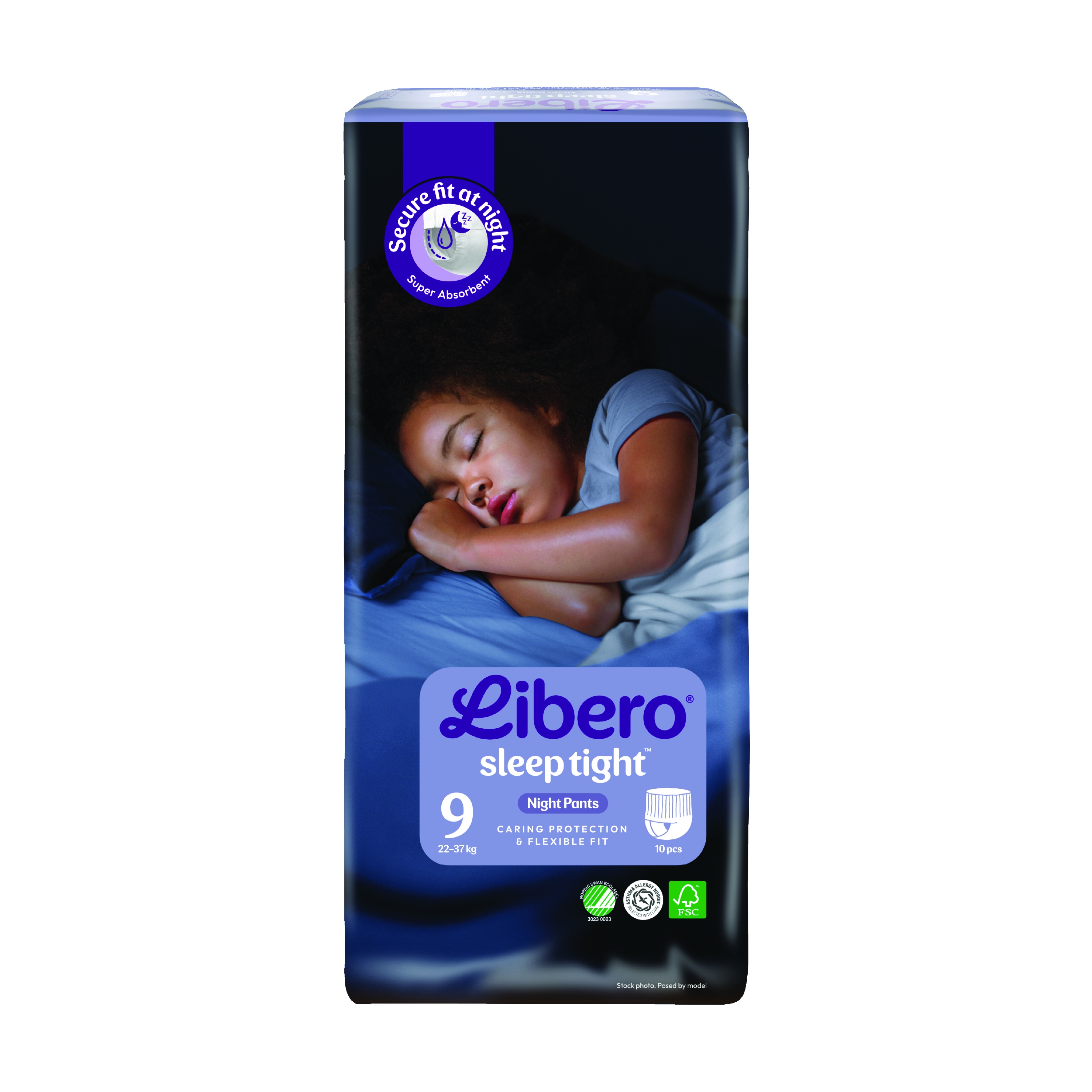 Libero Sleep Tight 9, 20-37 kg, 10 stk.