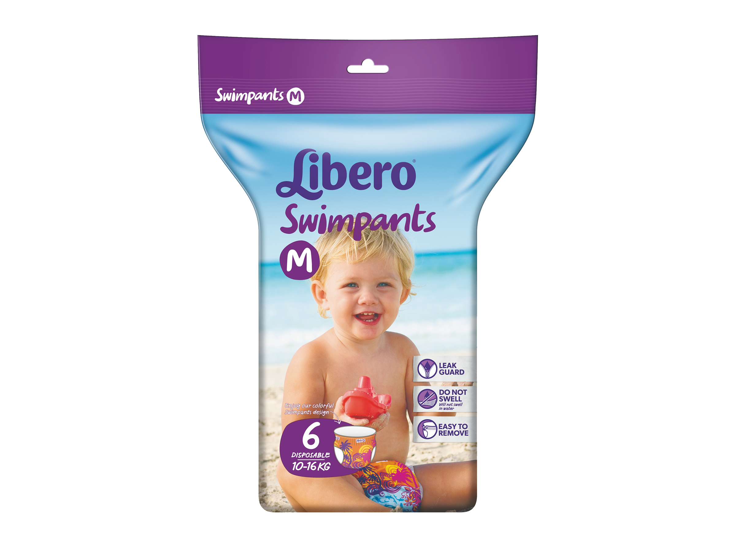 Libero Swimpants M, 10-16 kg, 6 stk.